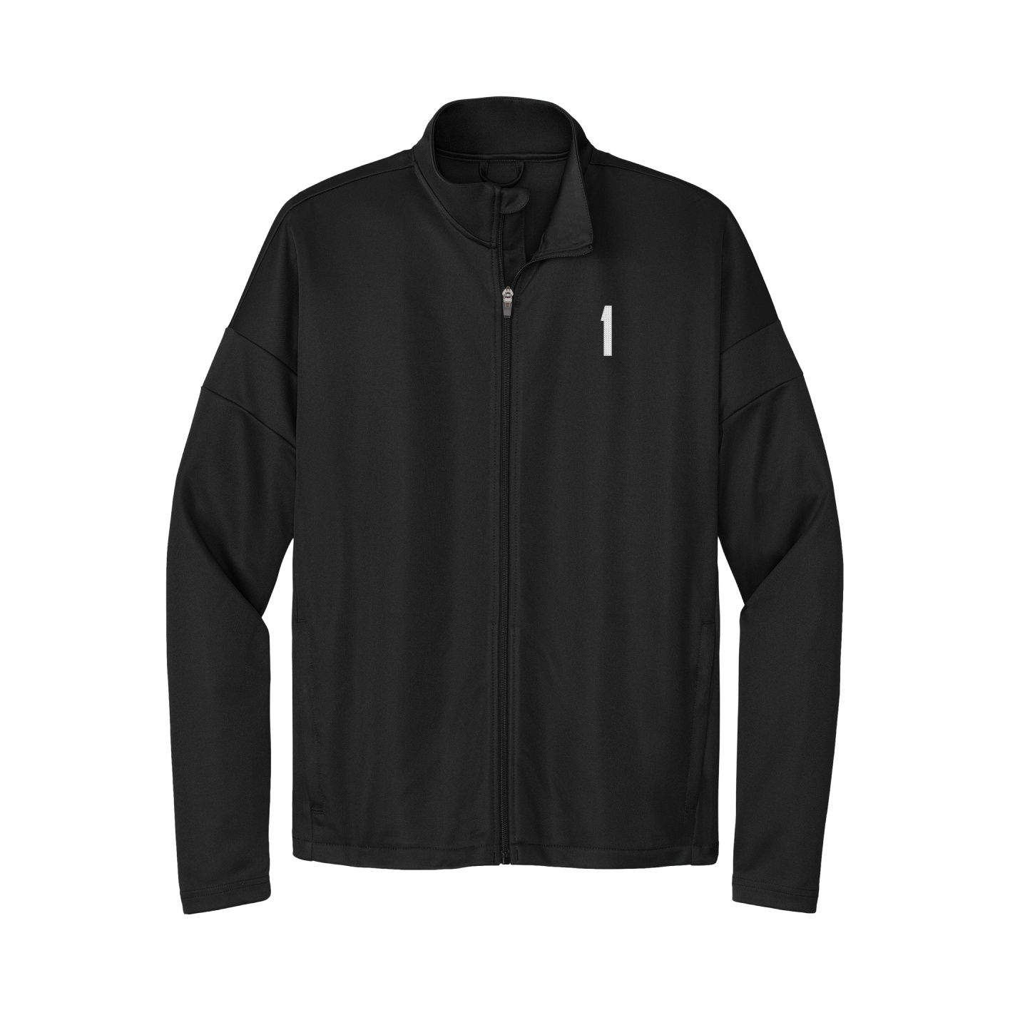 Team Travel Full-Zip Jacket — Front Shirsy in Black