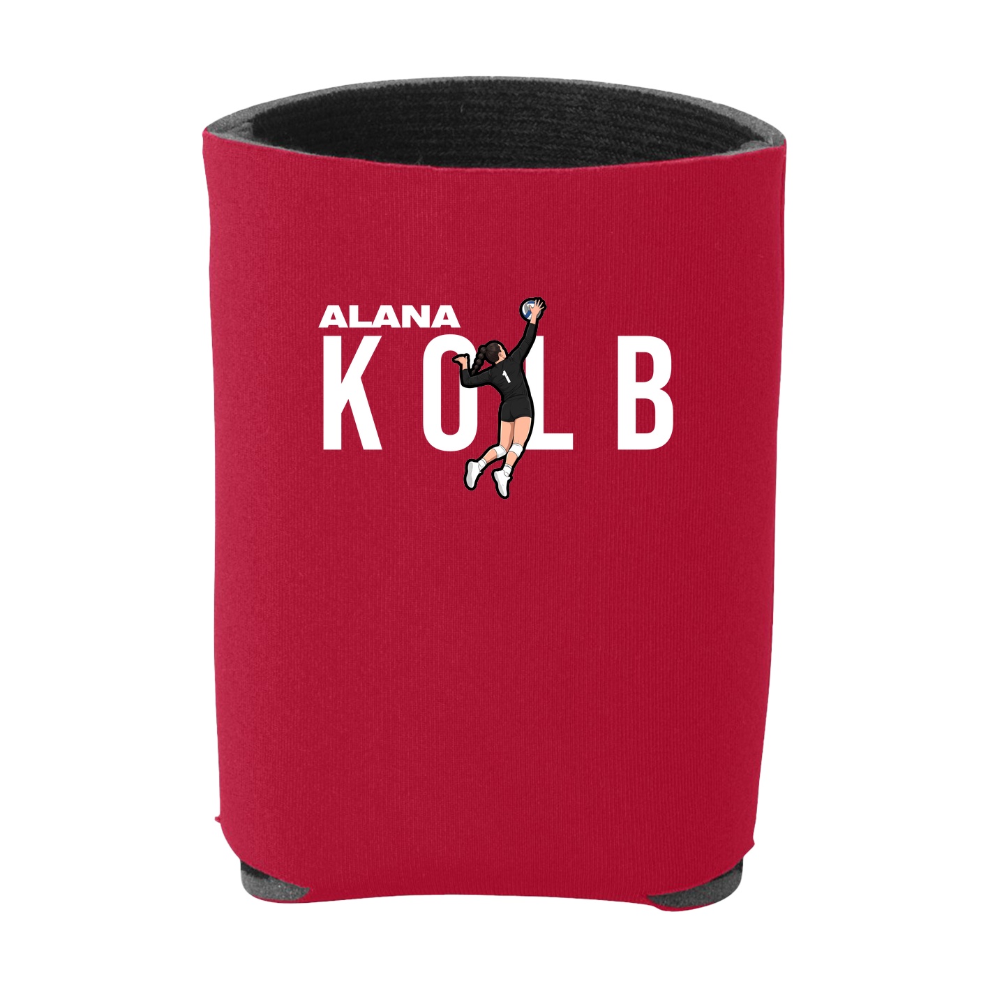 Can Holder — Player Name in Red