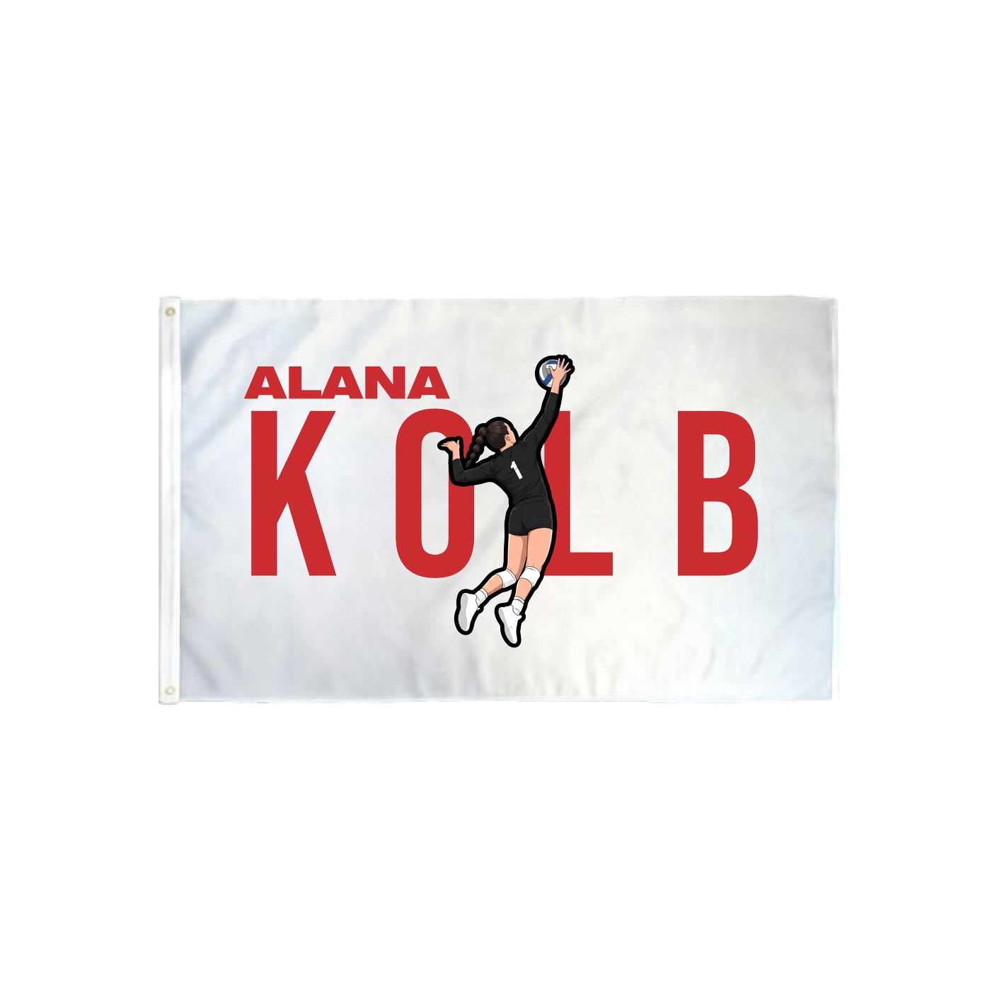 3x5 Flag — Player Name in Classic