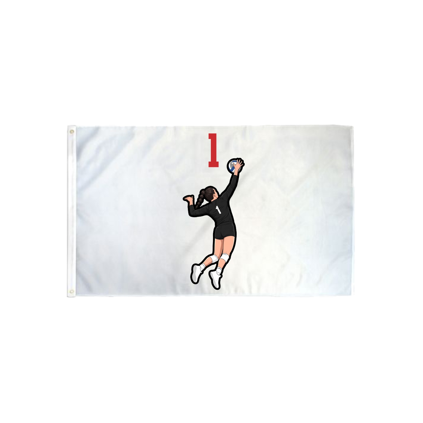 3x5 Flag — Number Top in Classic