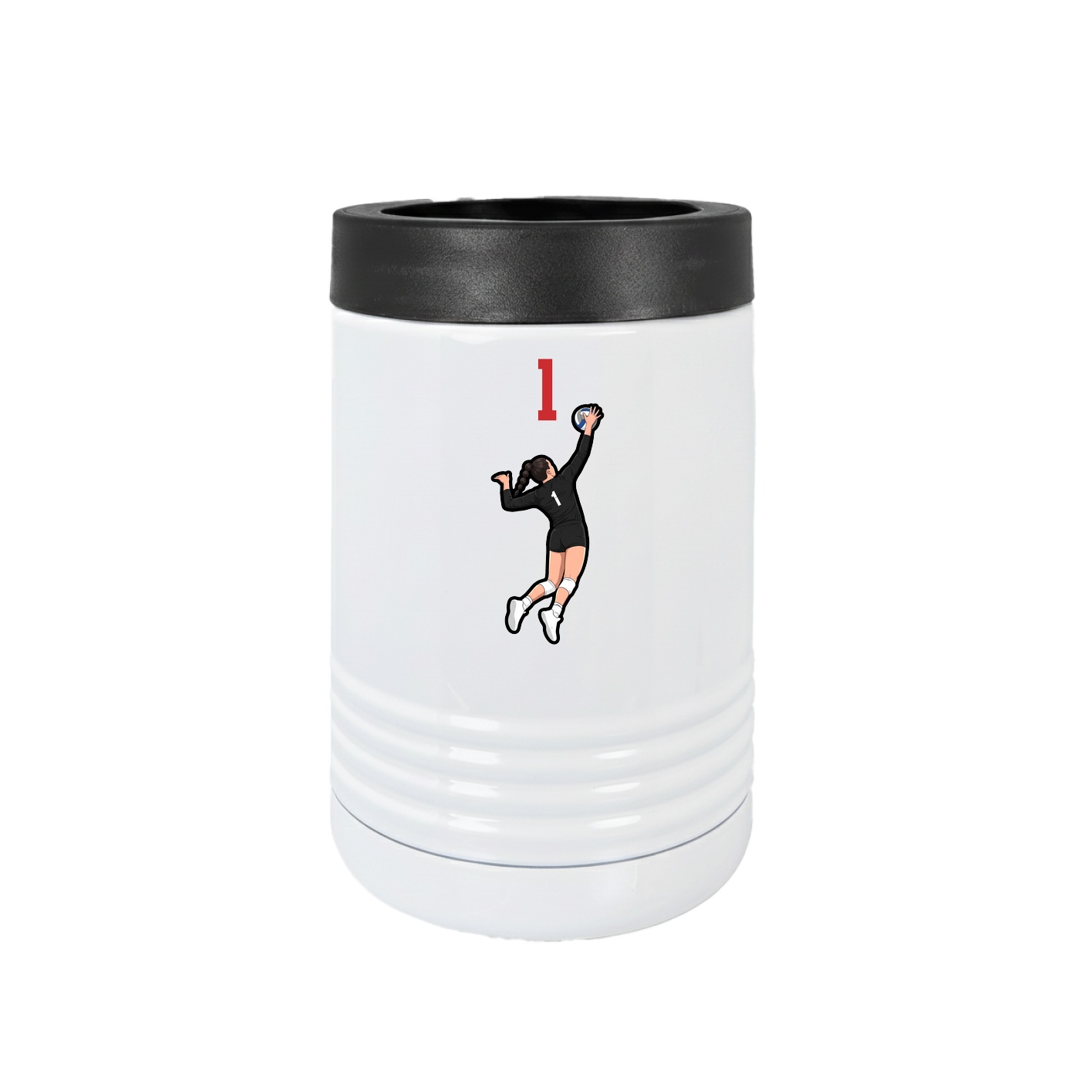 Beverage Holder — Number Top in White