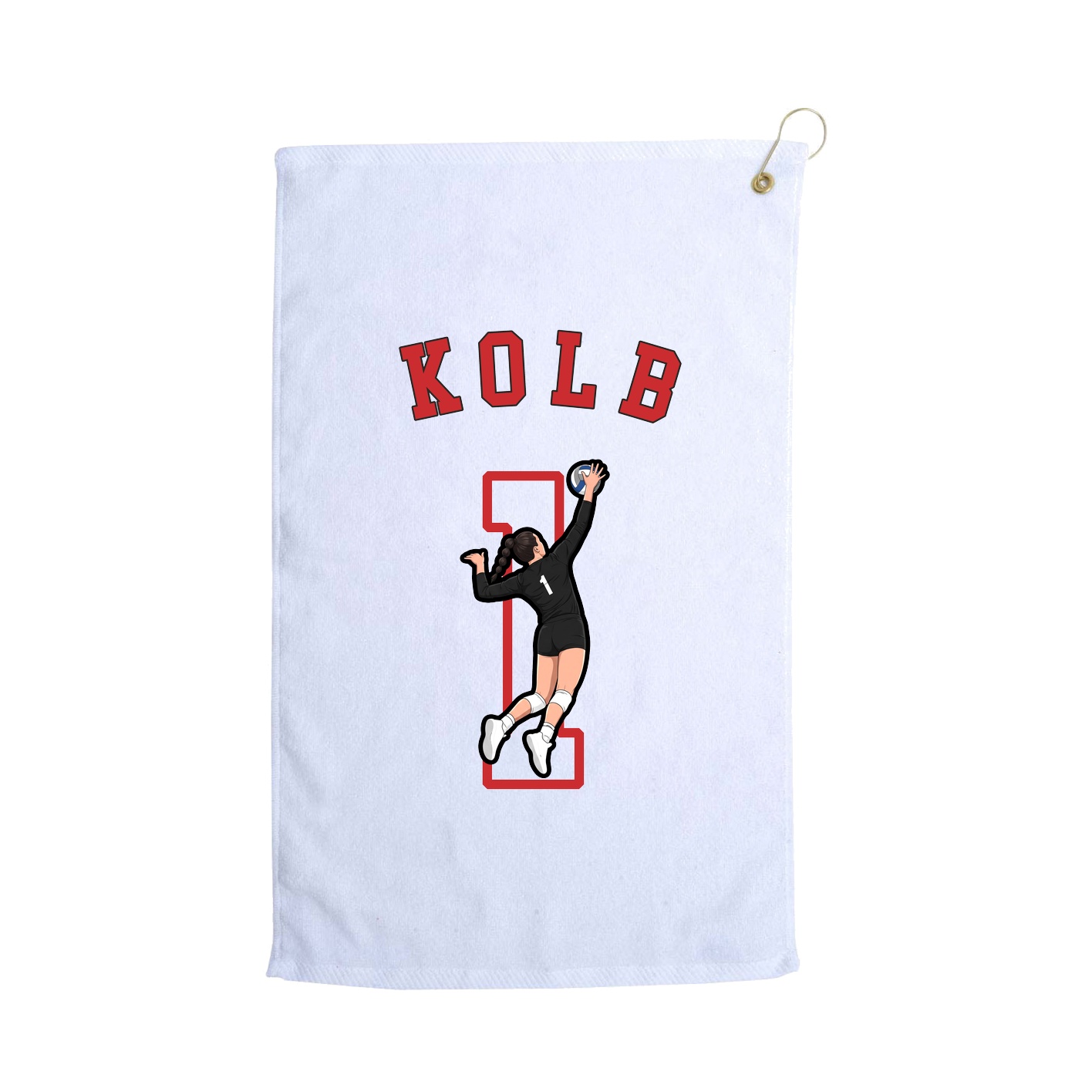 Golf Towel — Shirsey Arch in White