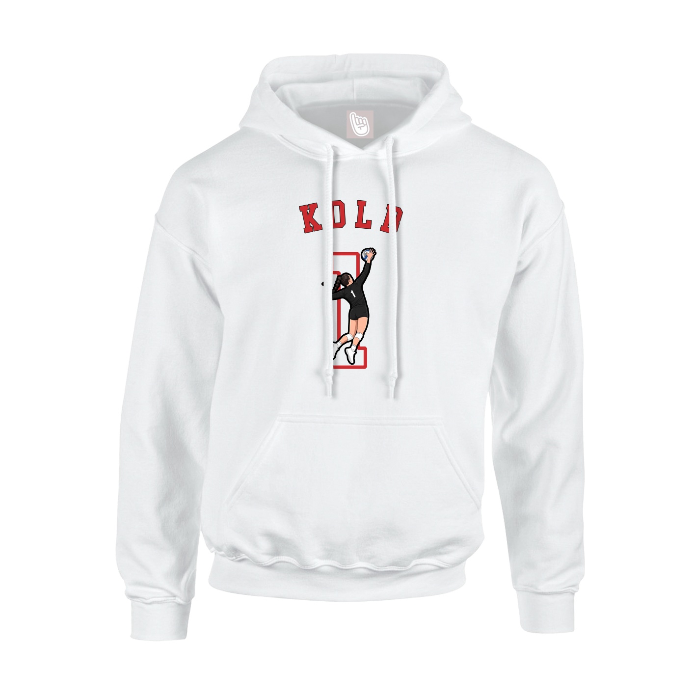 Hoodie — Shirsey Arch in White