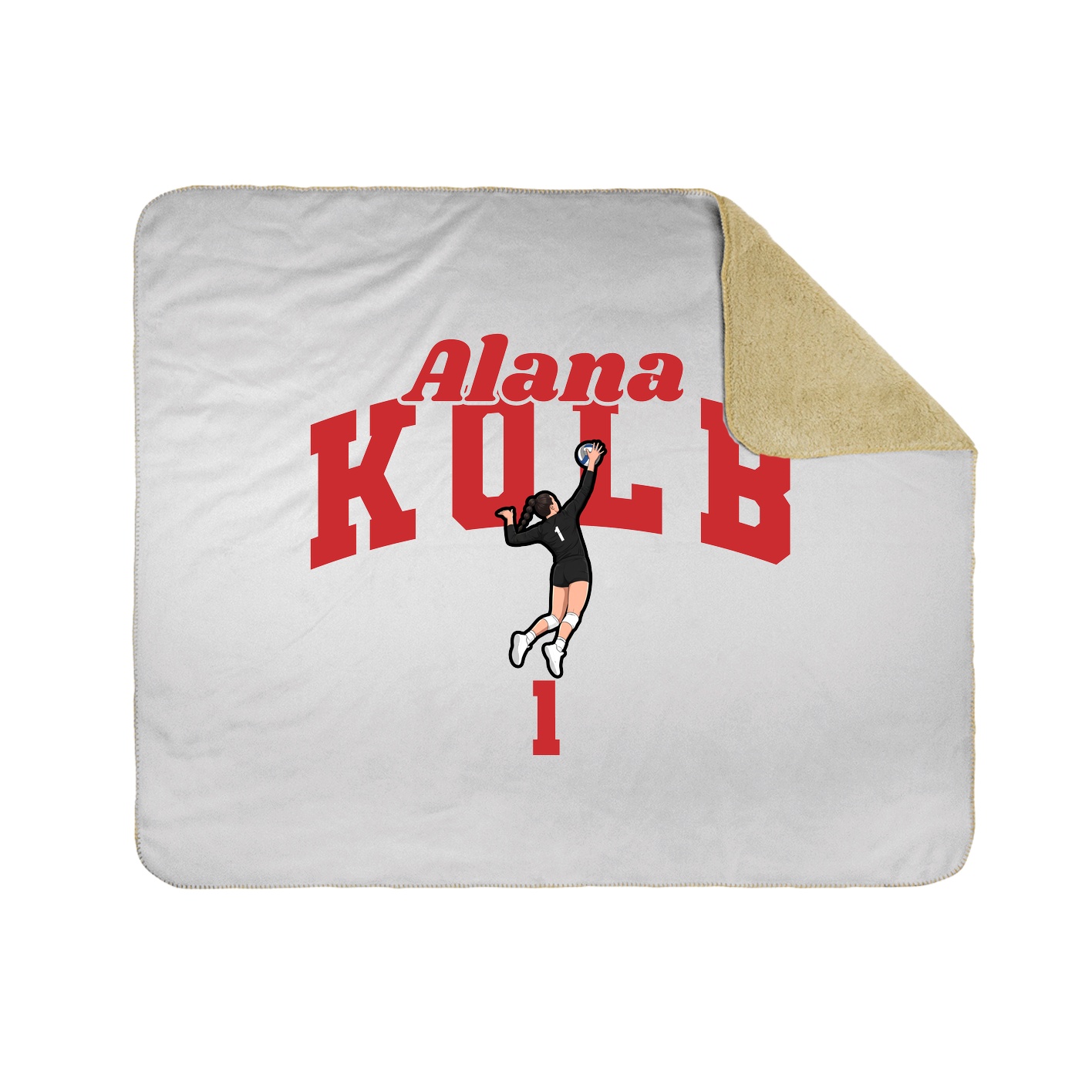 Throw Blanket — Signature Arch in White