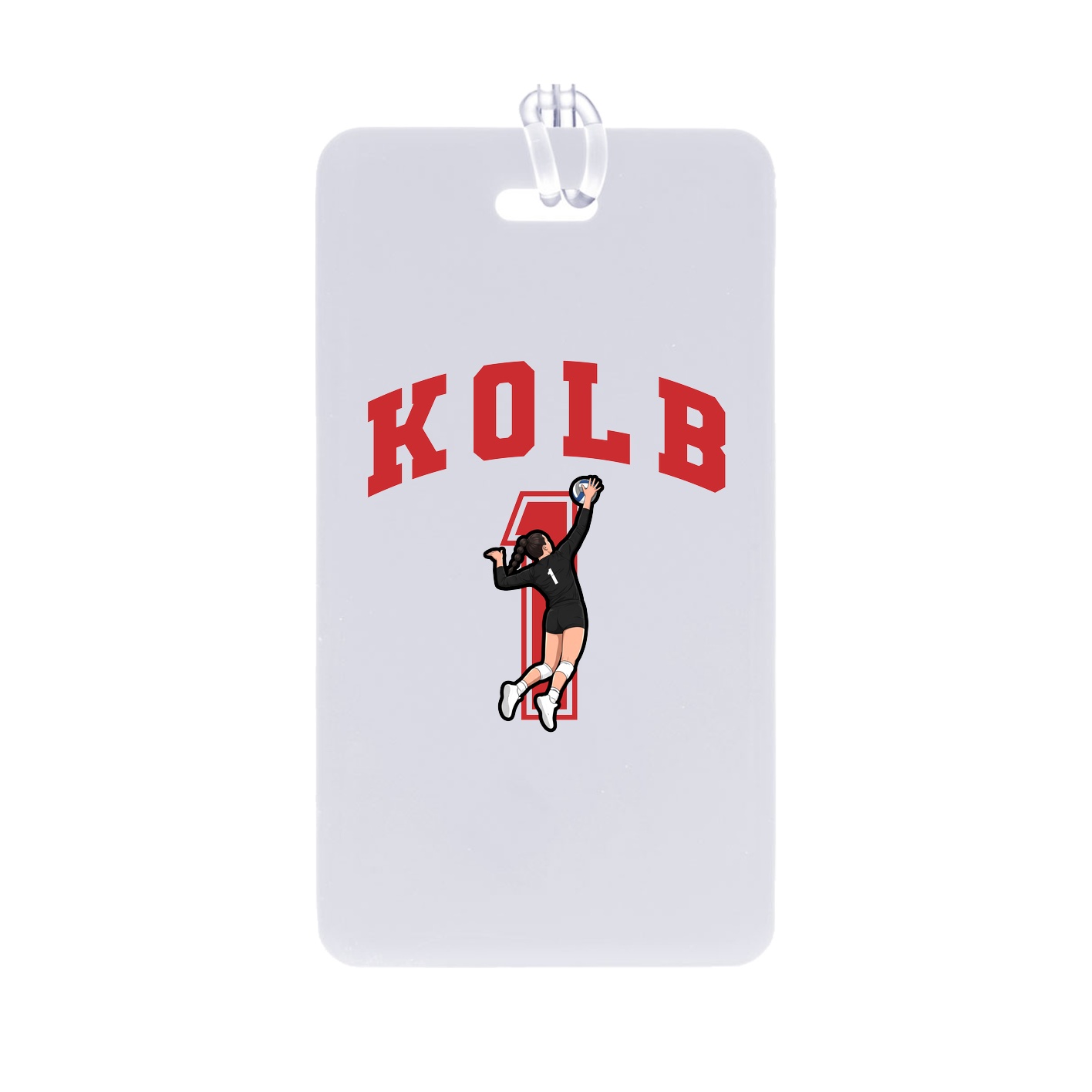 Bag Tag — Number in Classic