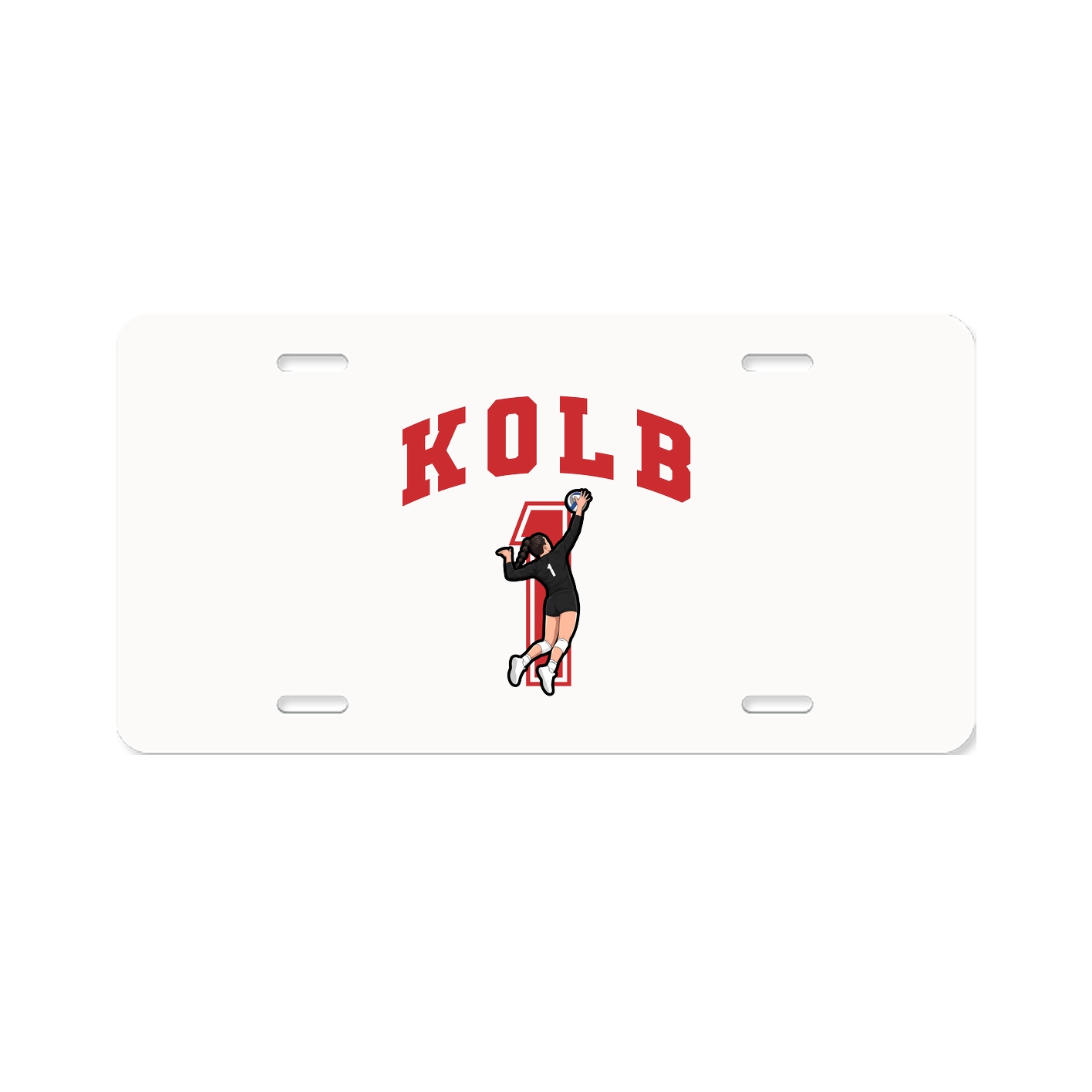 License Plate — Number in Classic