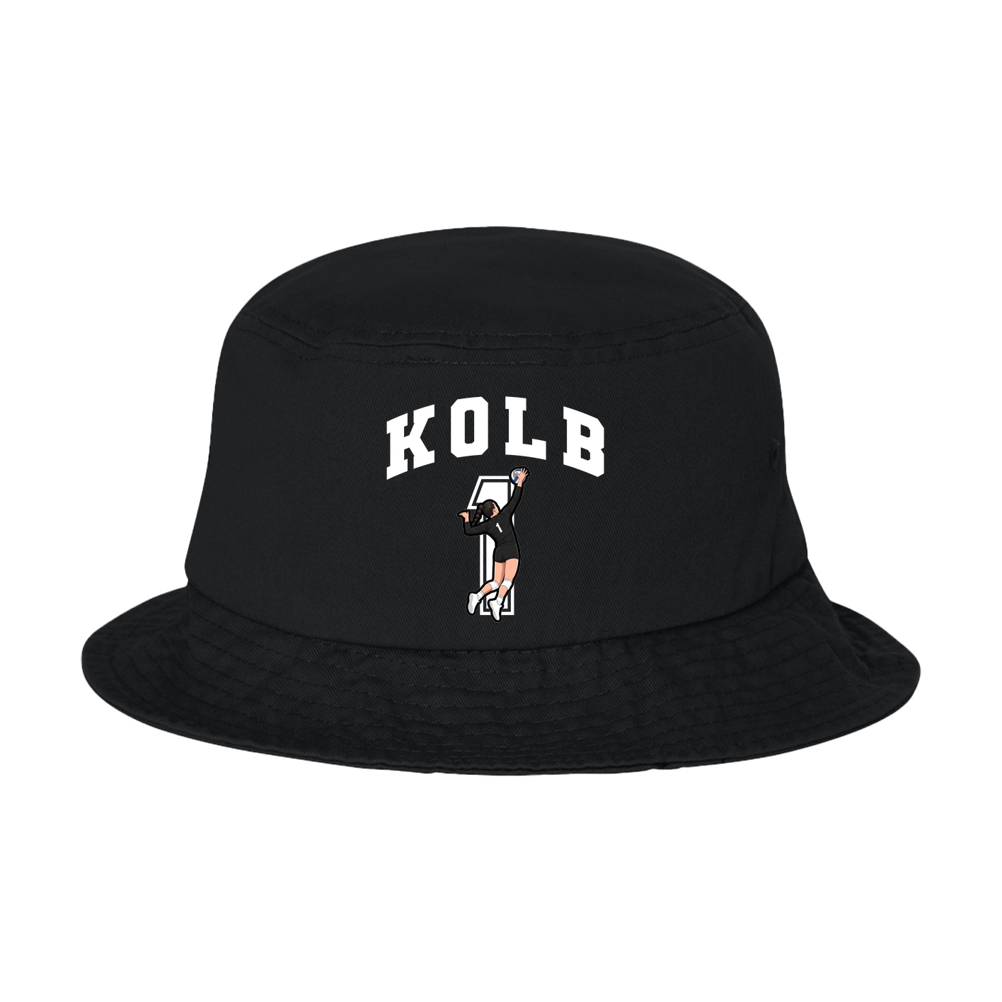 Bucket Cap — Number in Black