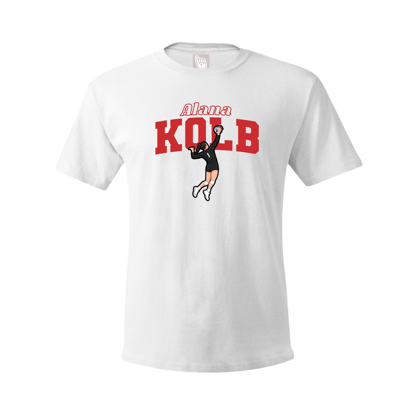 Tee — Name Arch in White