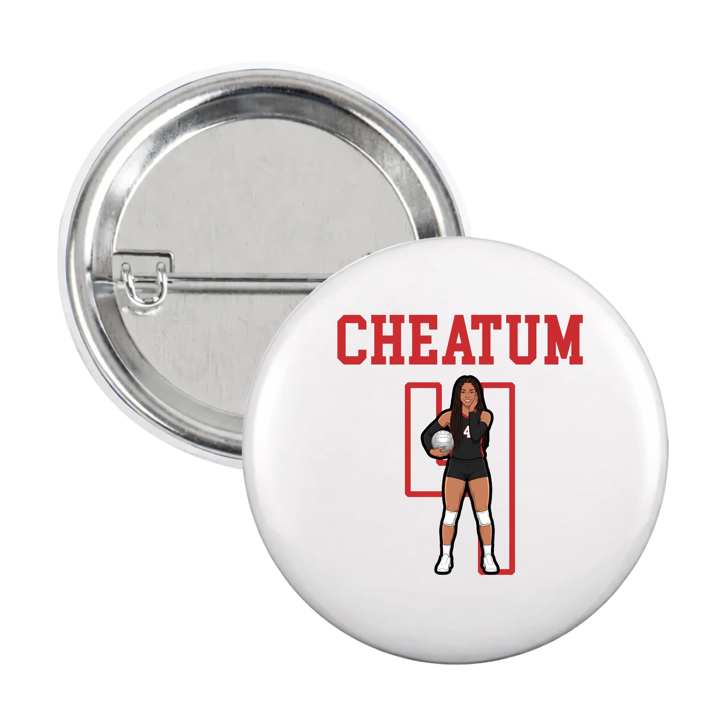 Game Day Button — Shirsey in White