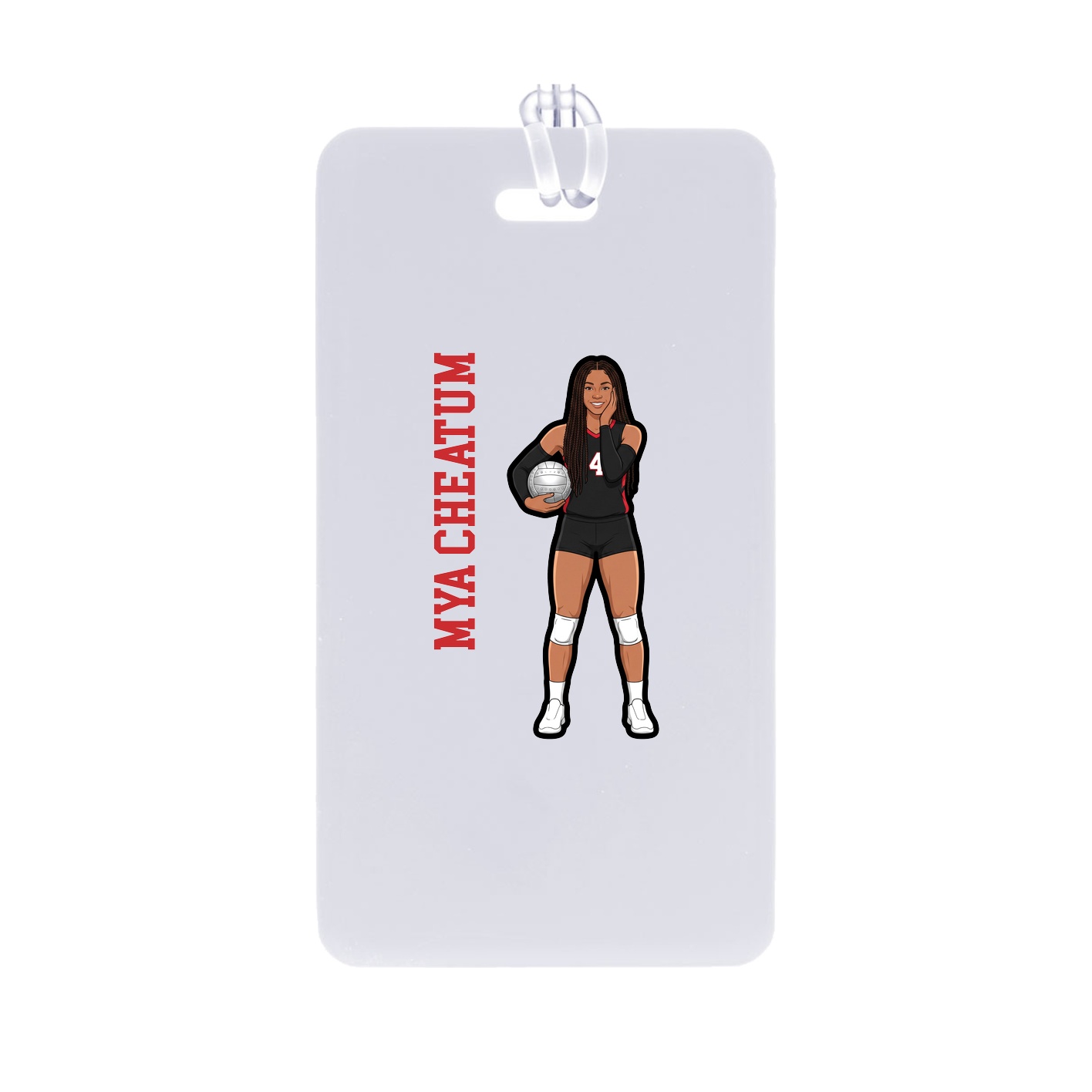 Bag Tag — Name Vertical in Classic