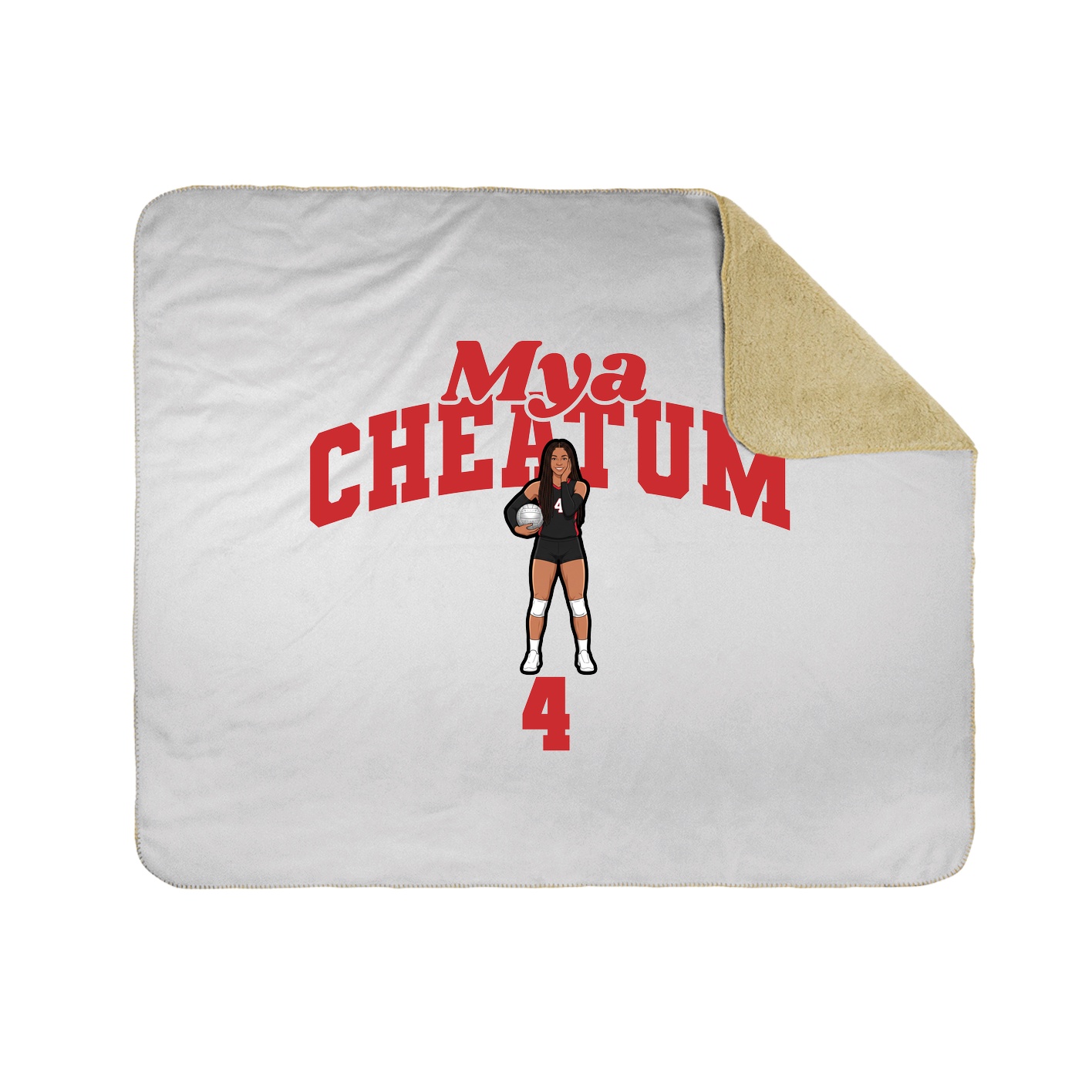 Throw Blanket — Signature Arch in White