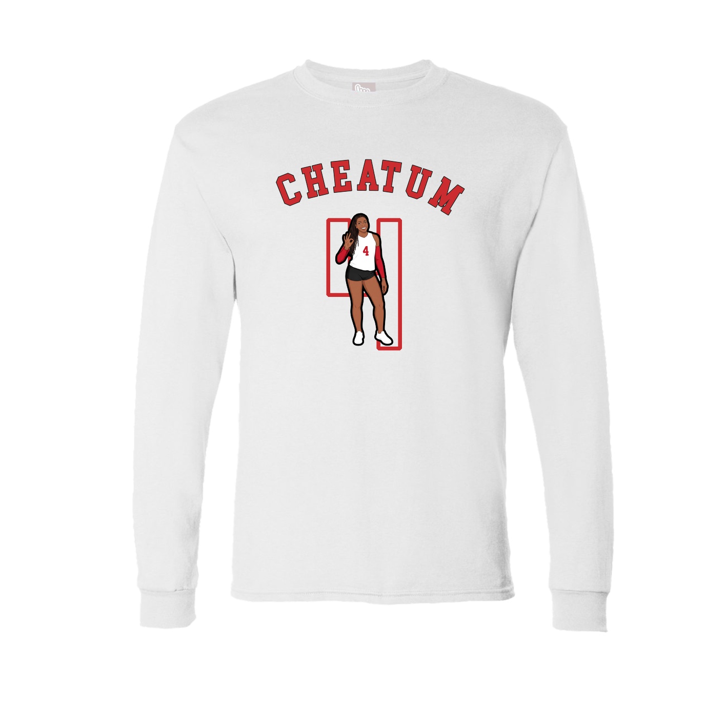 Long Sleeve Tee — Shirsey Arch in White