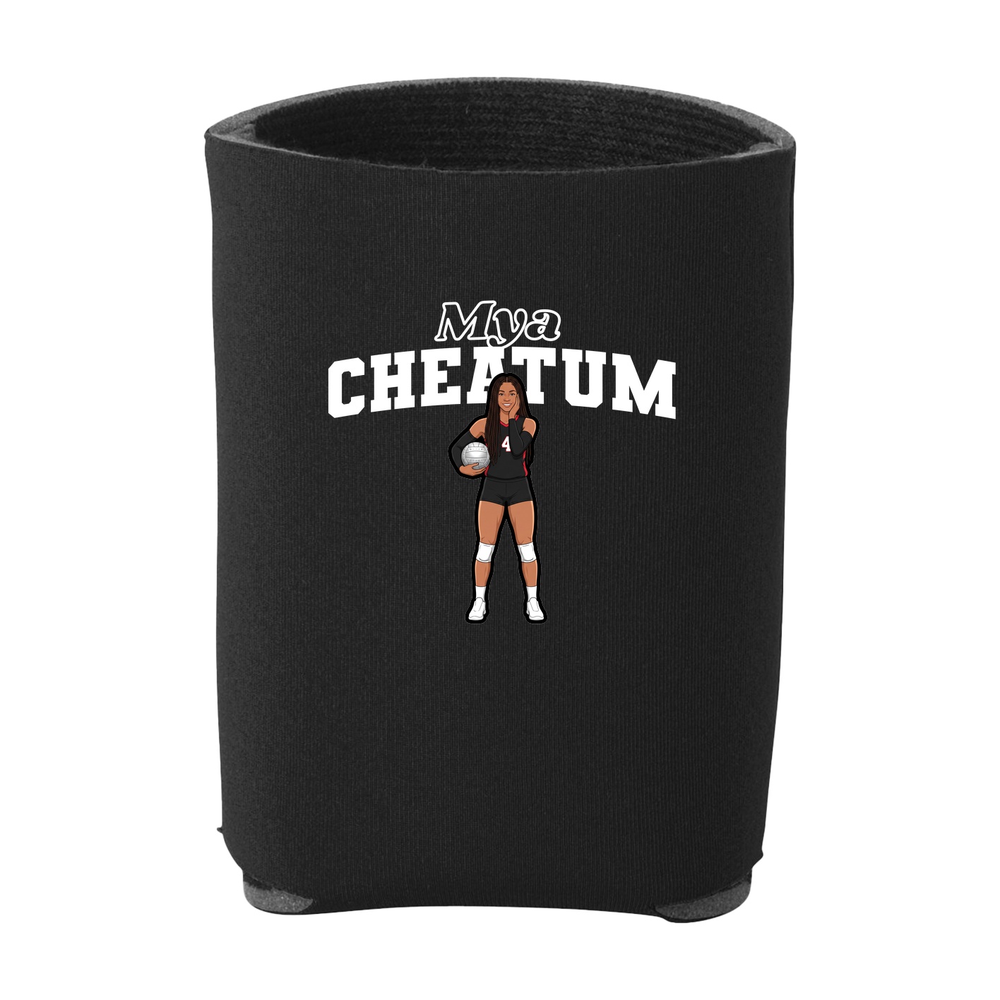 Can Holder — Name Arch in Black