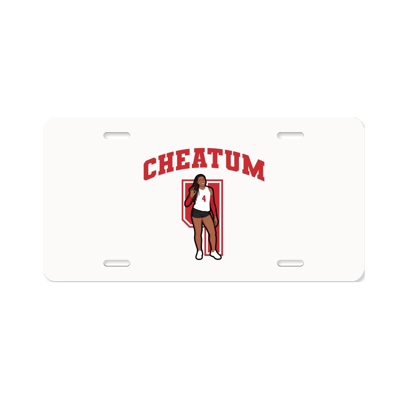 License Plate — Number in Classic