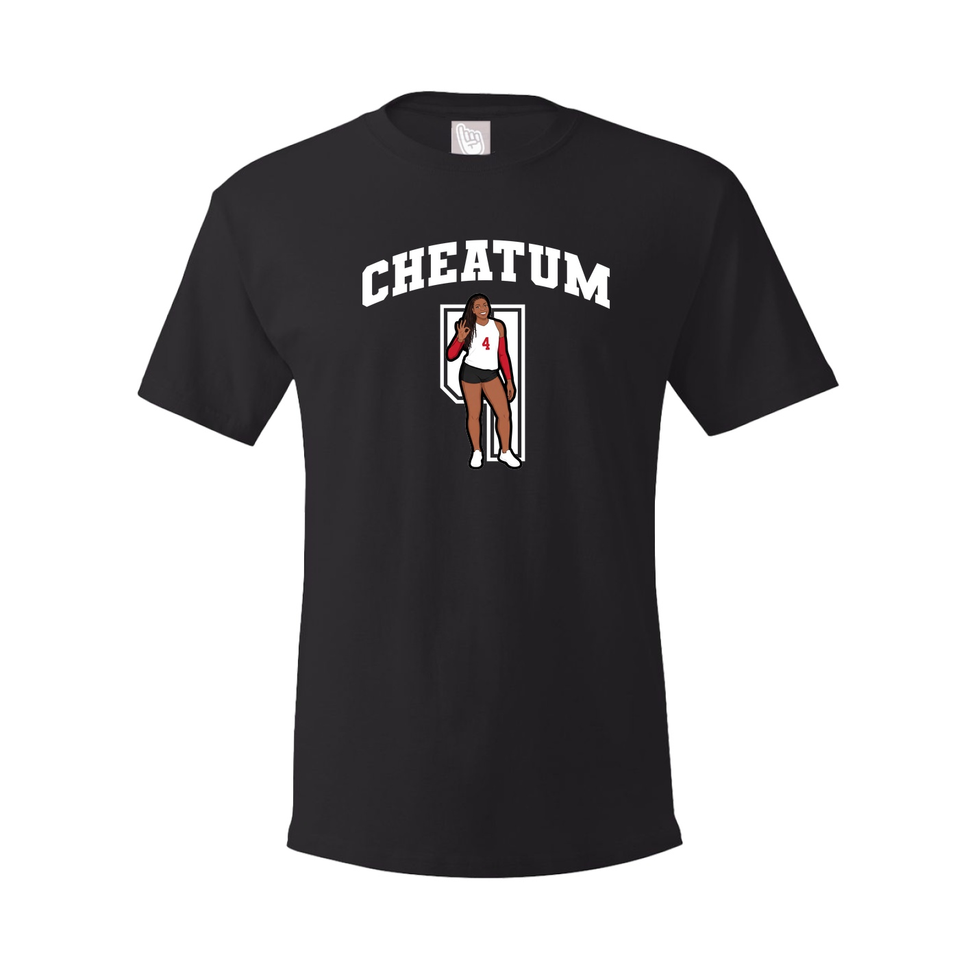Youth Tee — Number in Black
