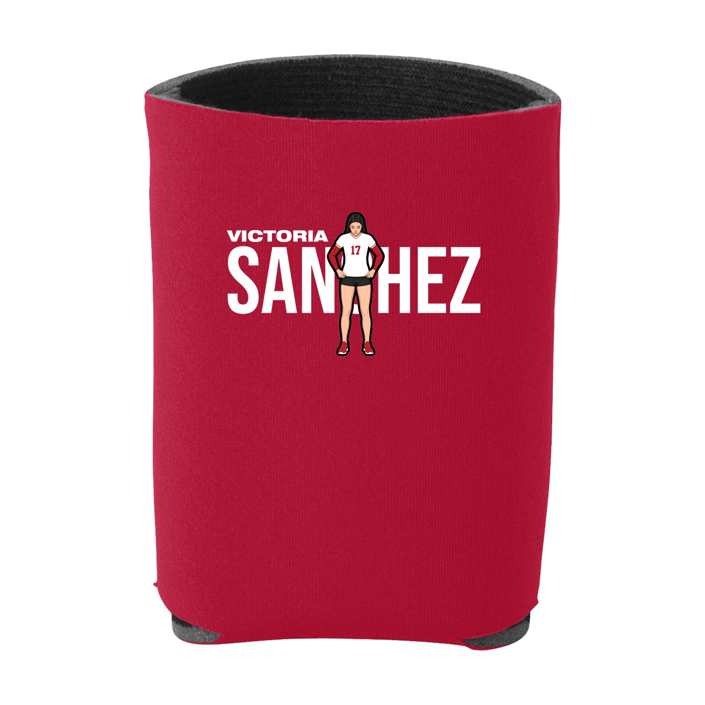 Can Holder — Player Name in Red