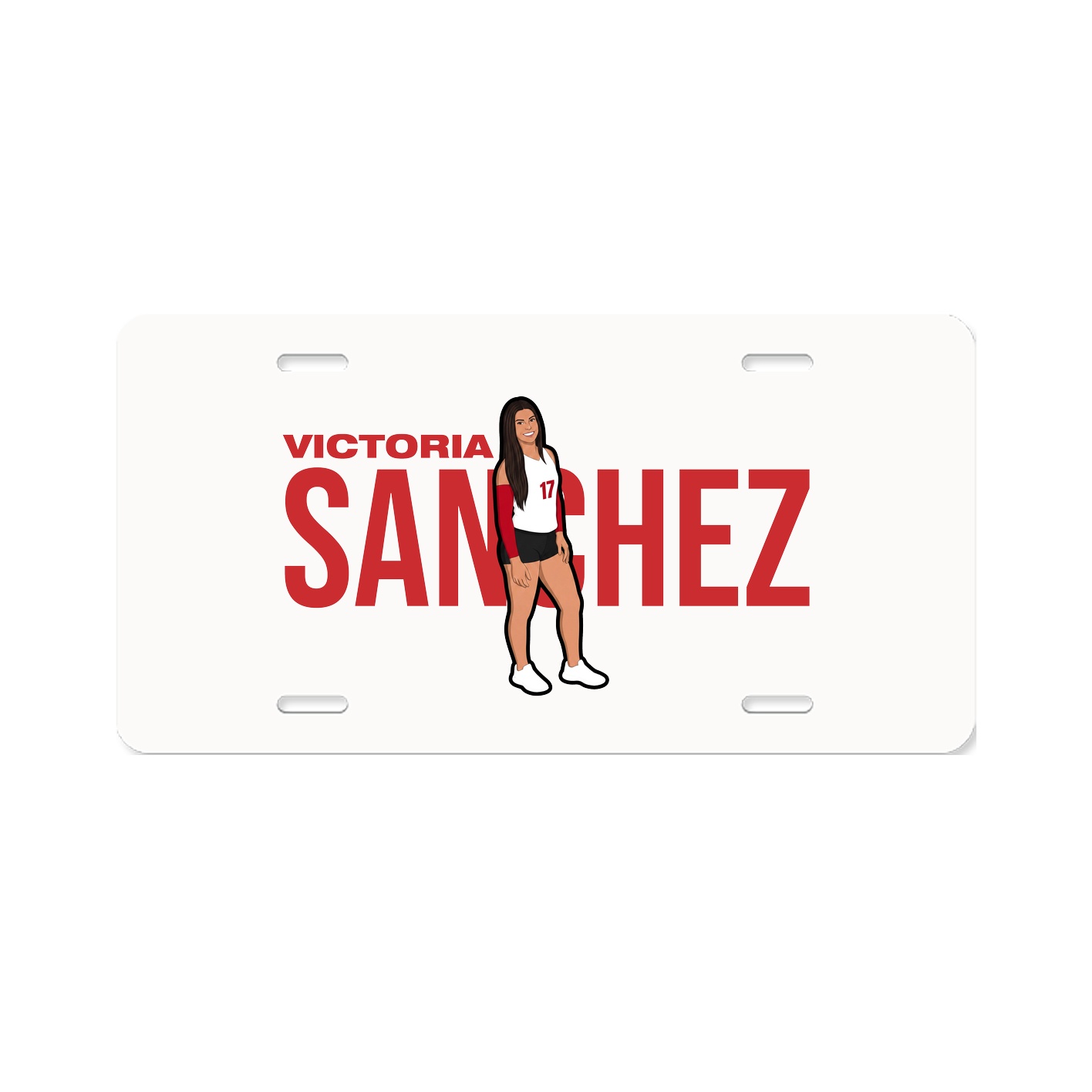 License Plate — Player Name in Classic