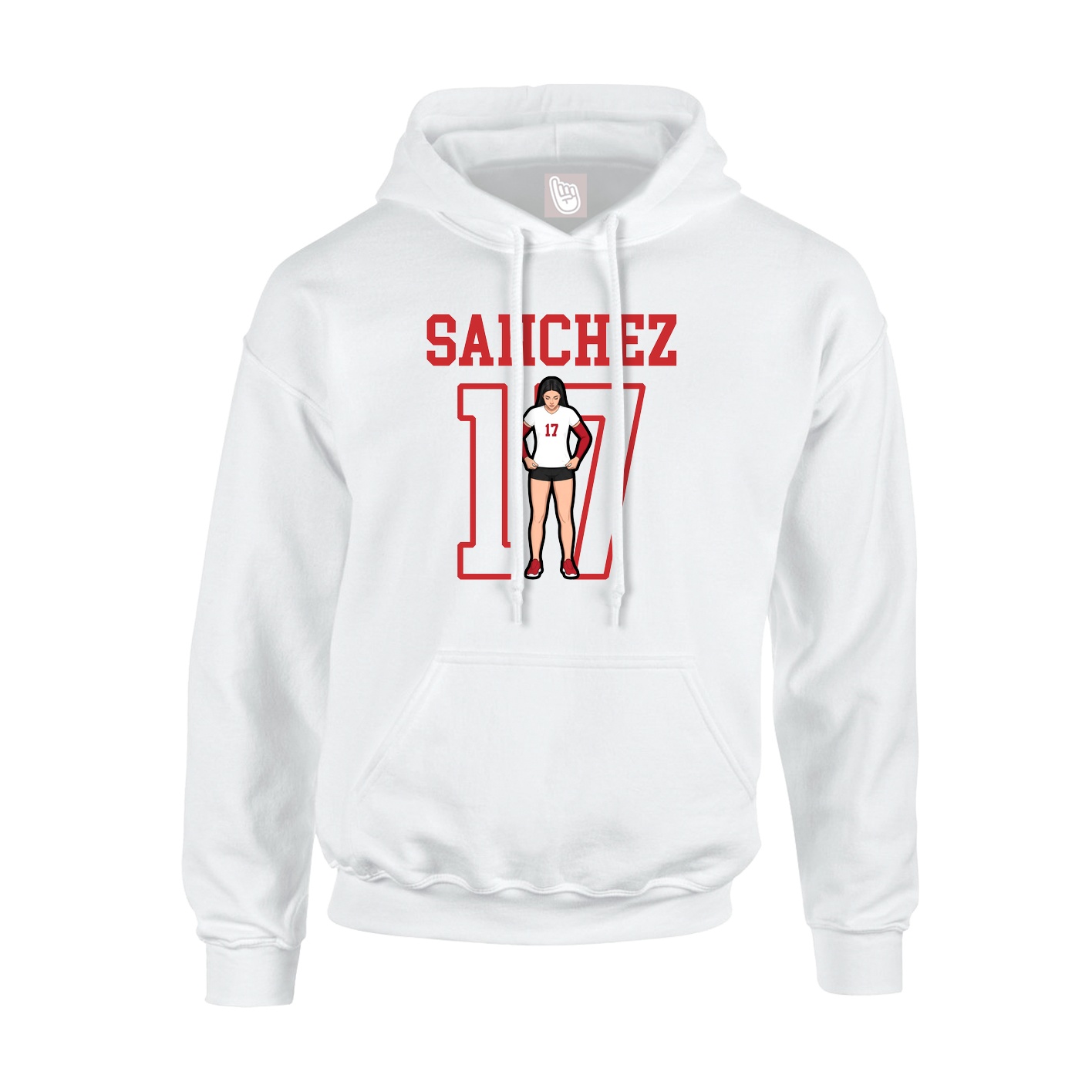 Youth Hoodie — Shirsey in White