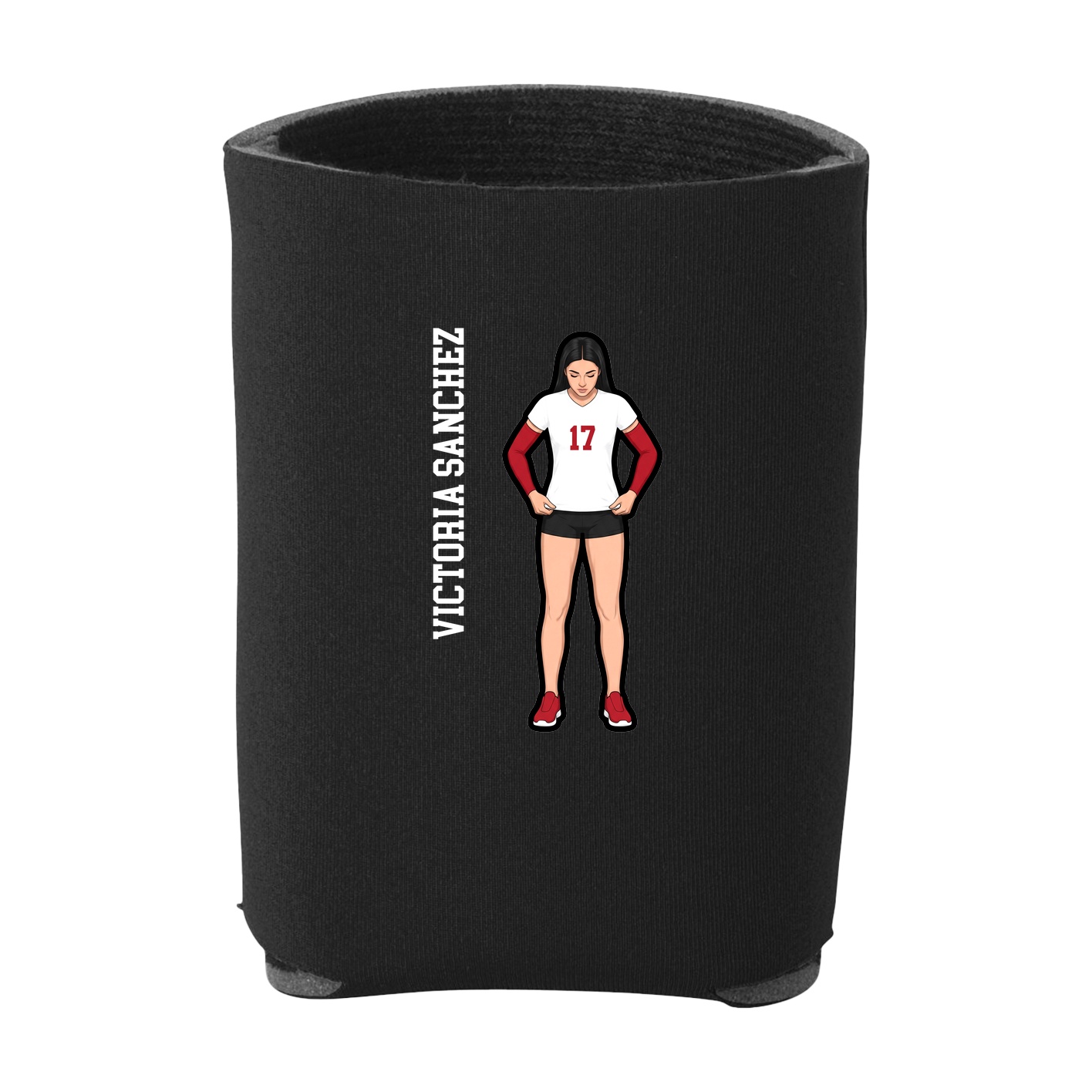 Can Holder — Name Vertical in Black