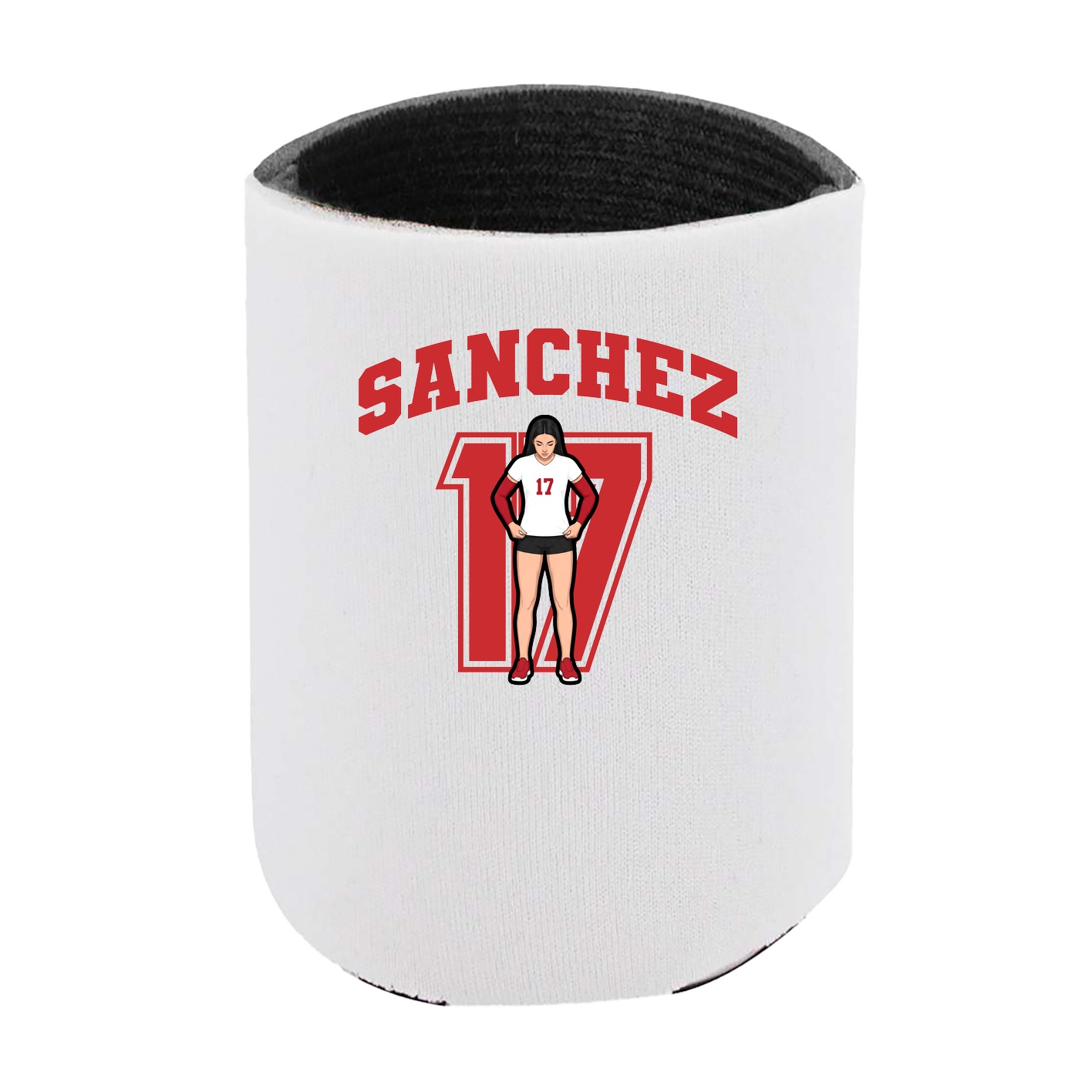 Can Holder — Number in White