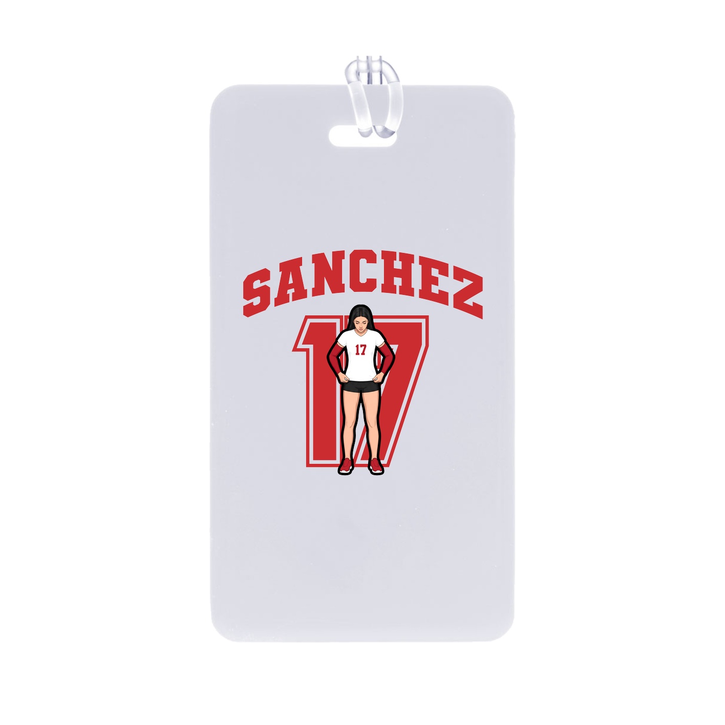 Bag Tag — Number in Classic