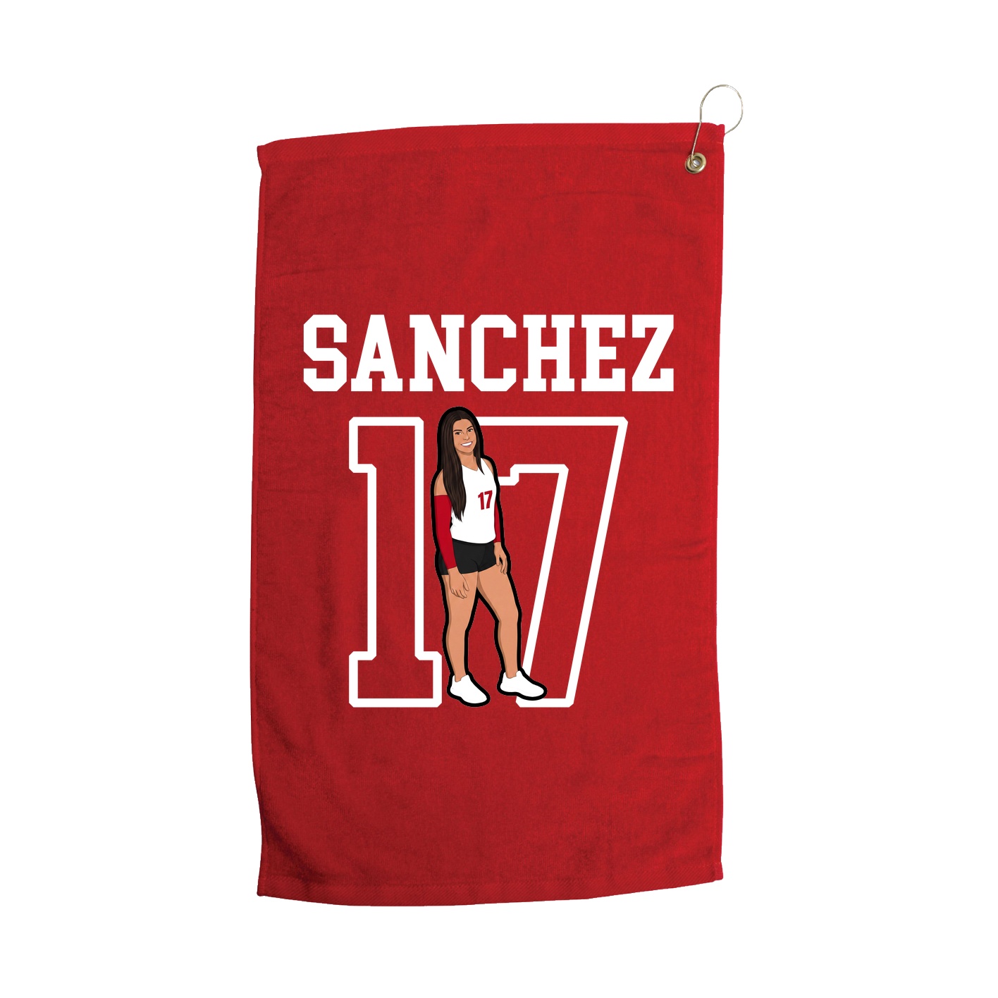 Golf Towel — Shirsey in Red