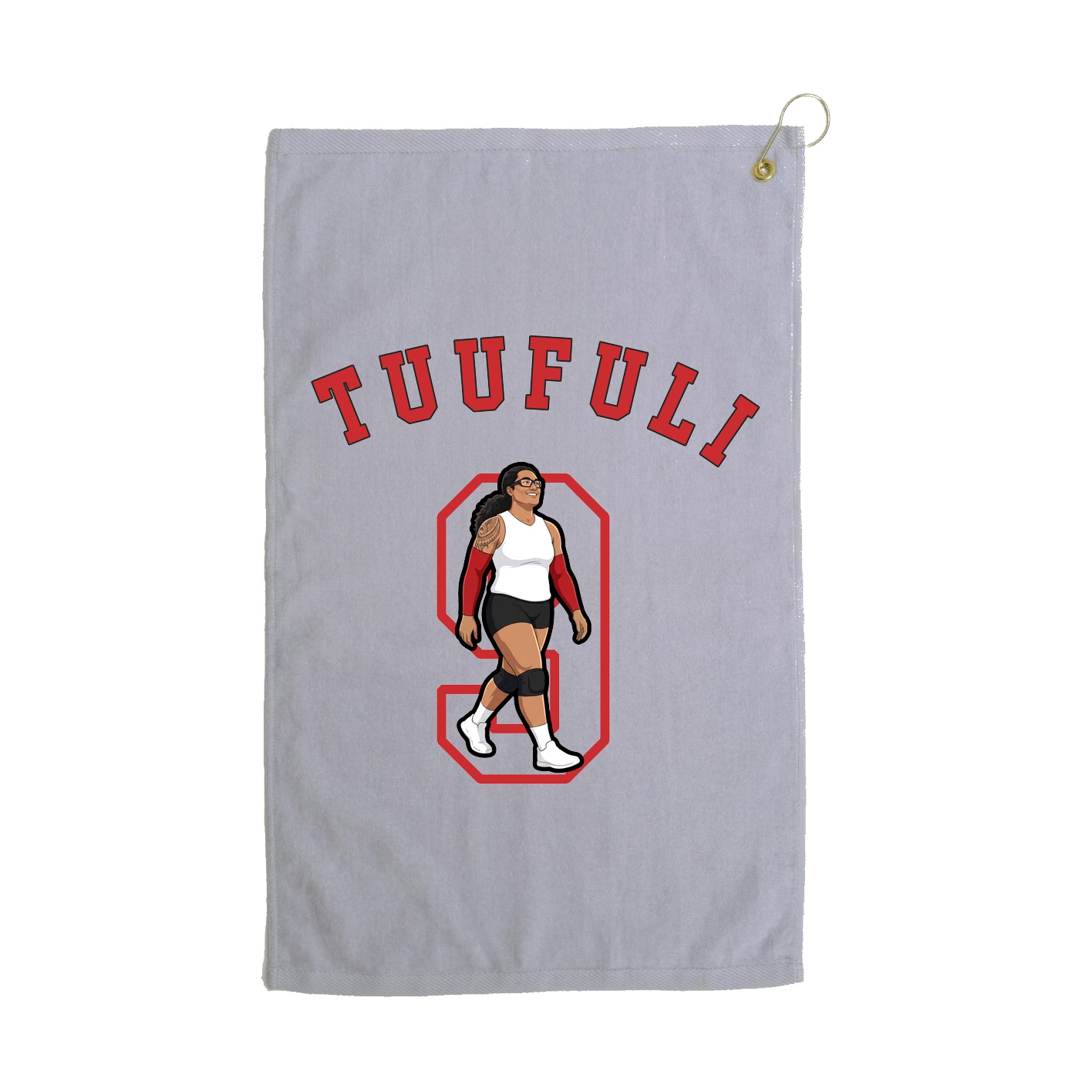 Golf Towel — Shirsey Arch in Grey