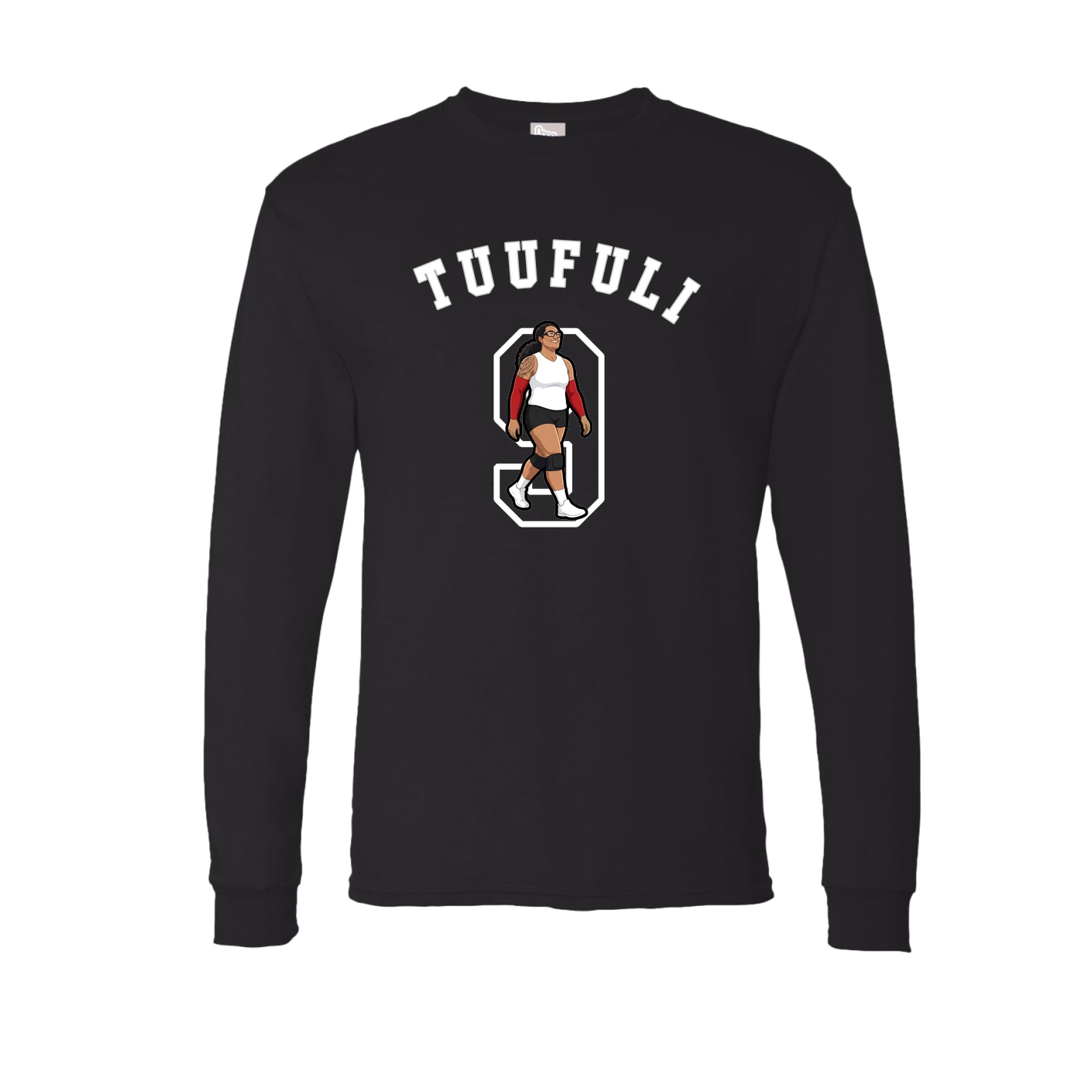 Long Sleeve Tee — Shirsey Arch in Black