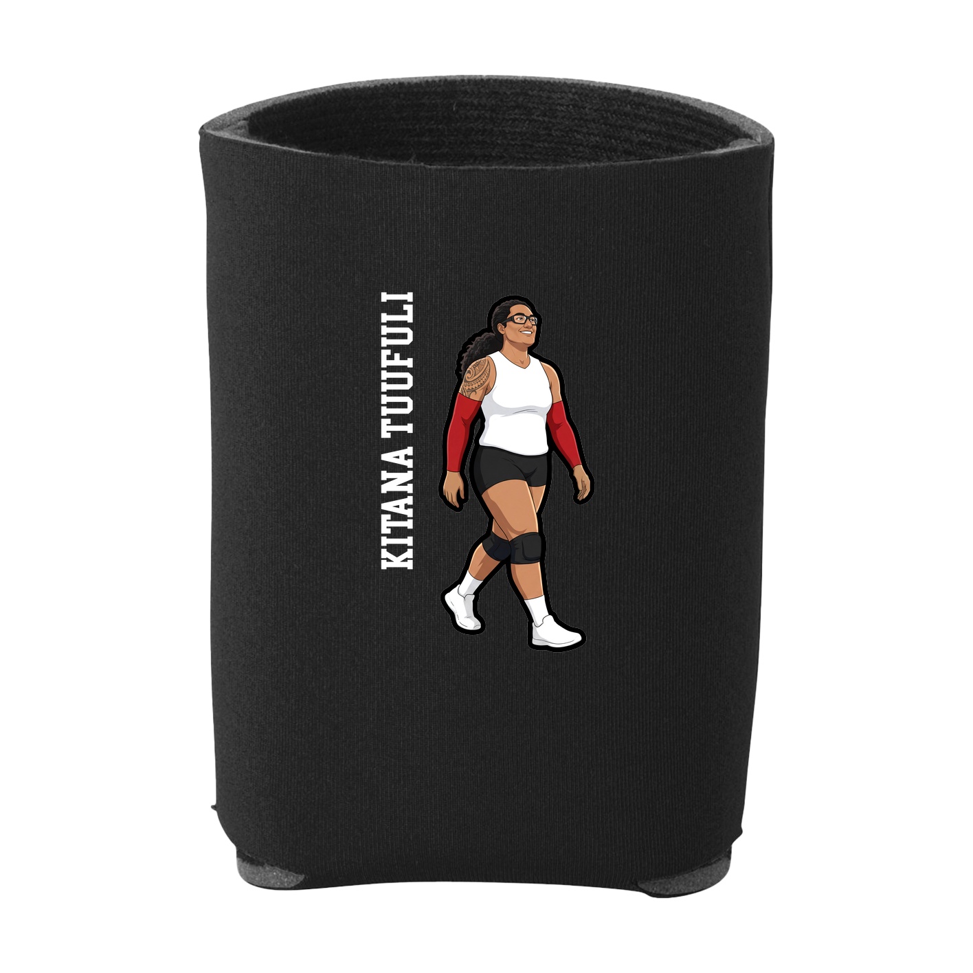 Can Holder — Name Vertical in Black