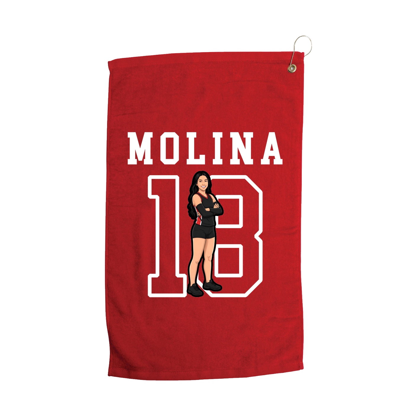 Golf Towel — Shirsey in Red