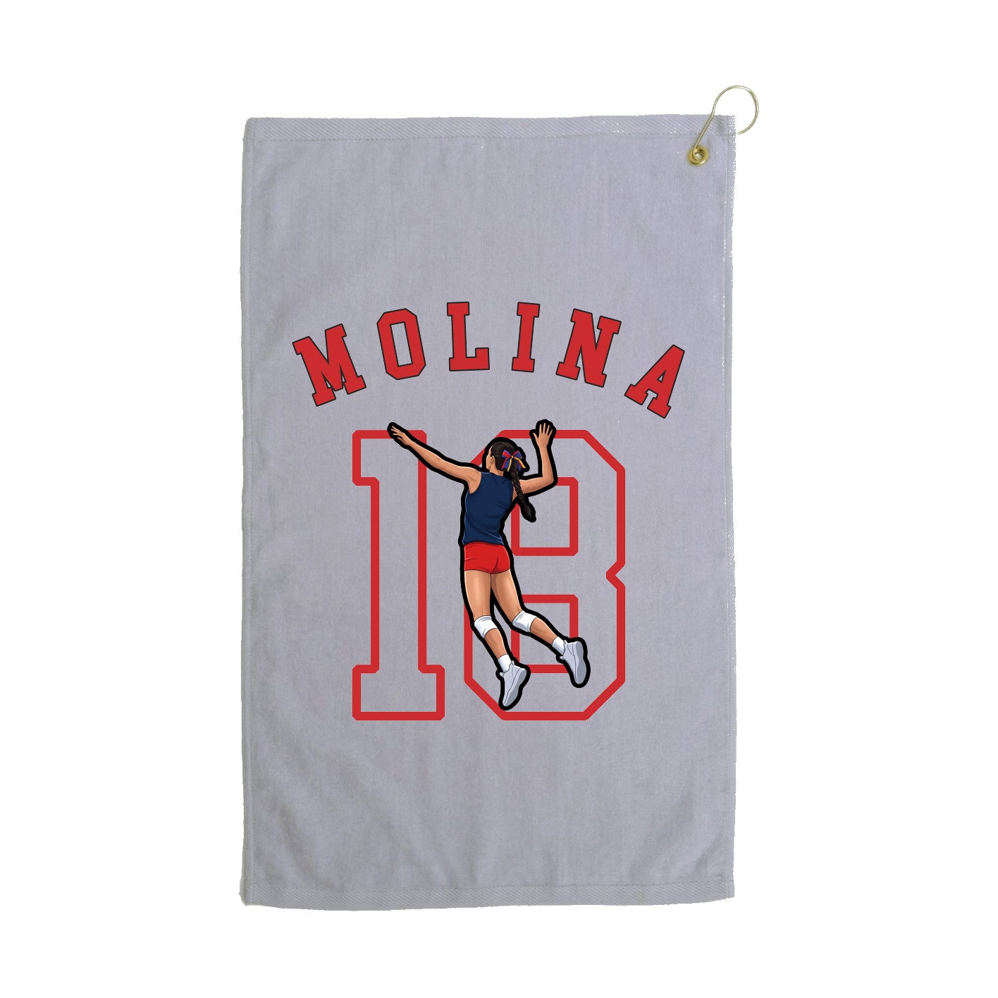 Golf Towel — Shirsey Arch in Grey