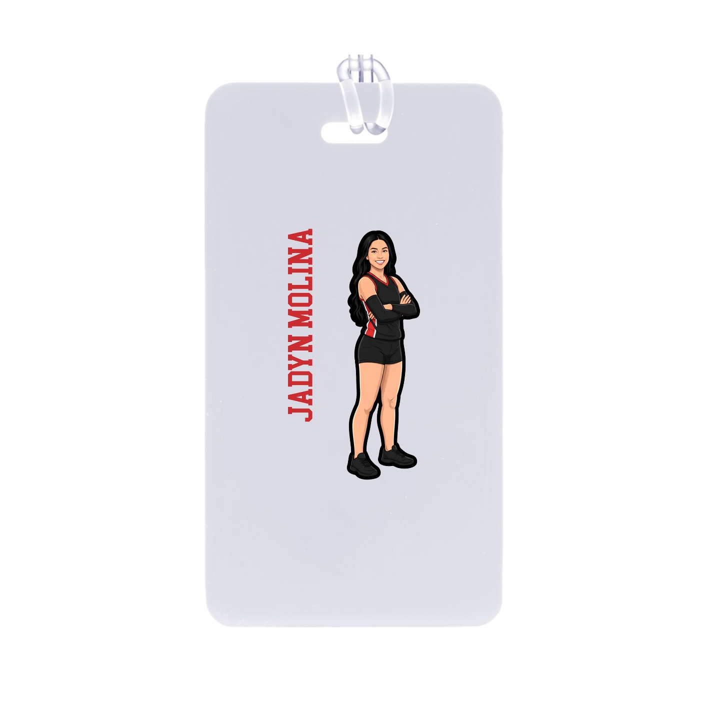 Bag Tag — Name Vertical in Classic