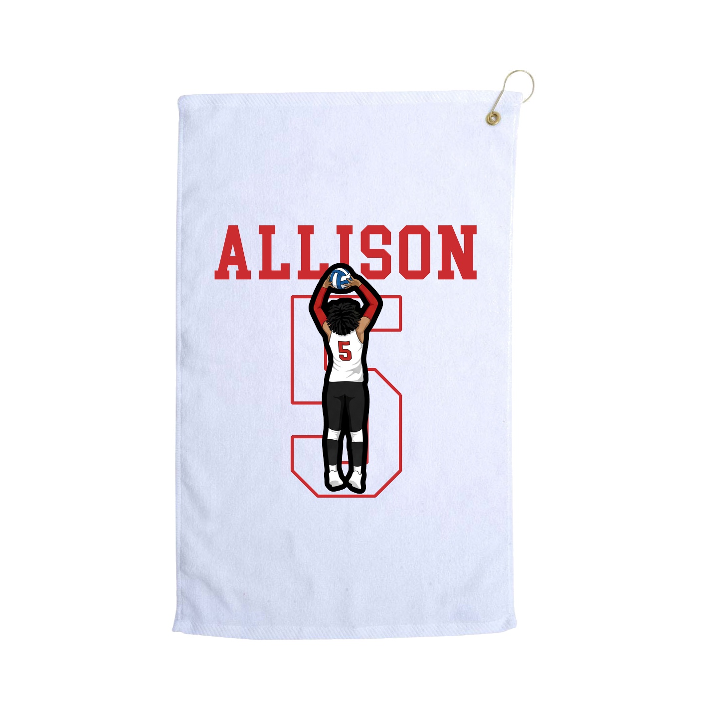Golf Towel — Shirsey in White