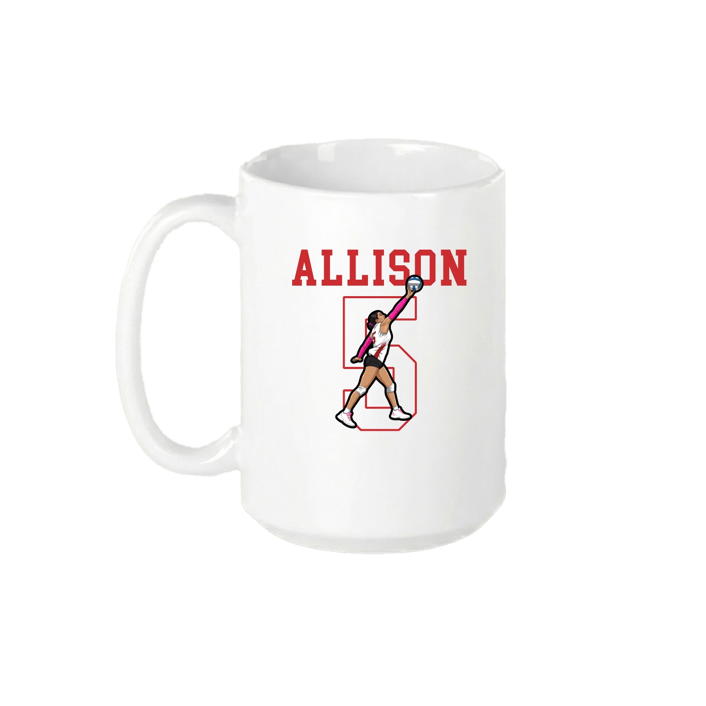 15oz Coffee Mug — Shirsey in White