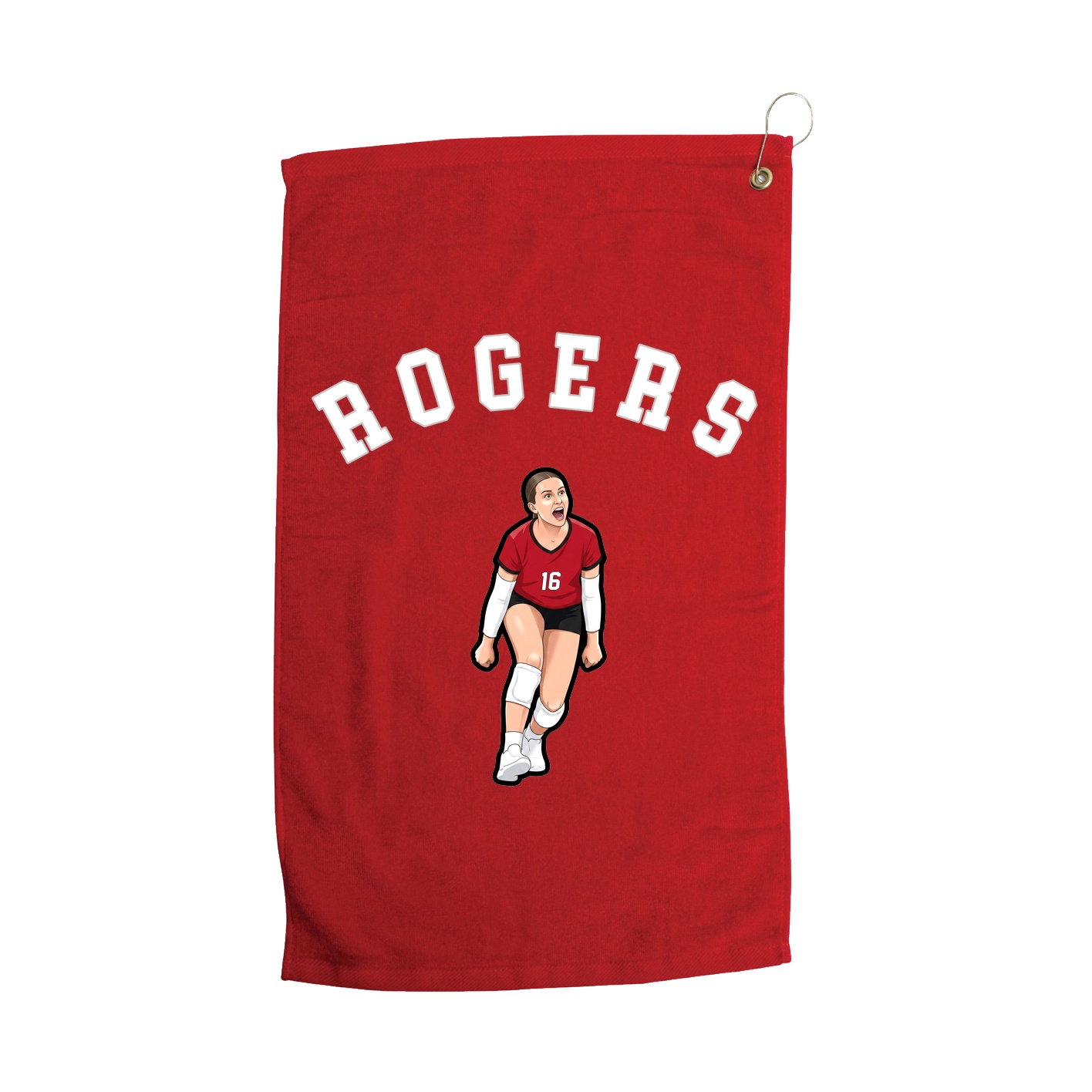 Golf Towel — Shirsey Arch in Red