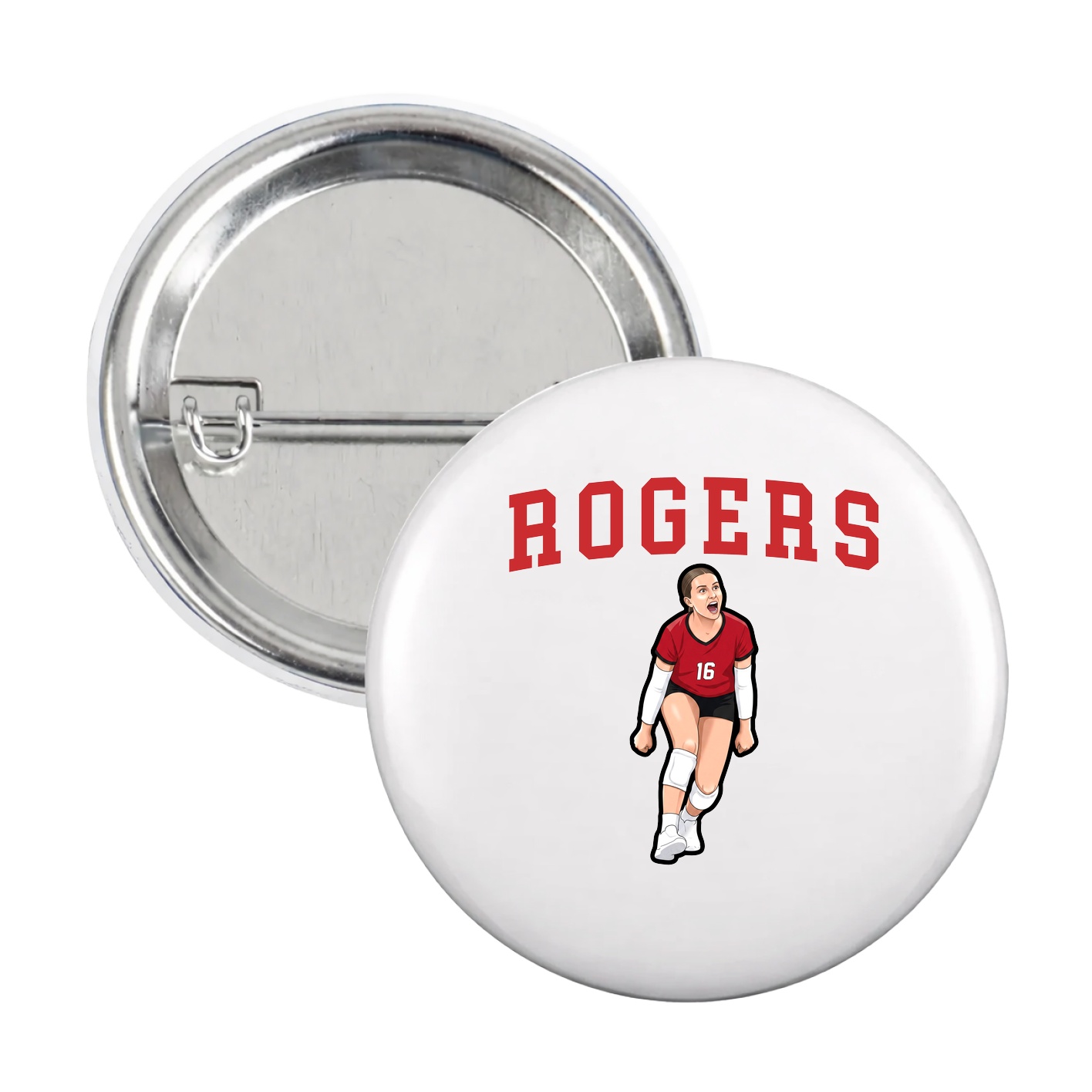 Game Day Button — Shirsey in White