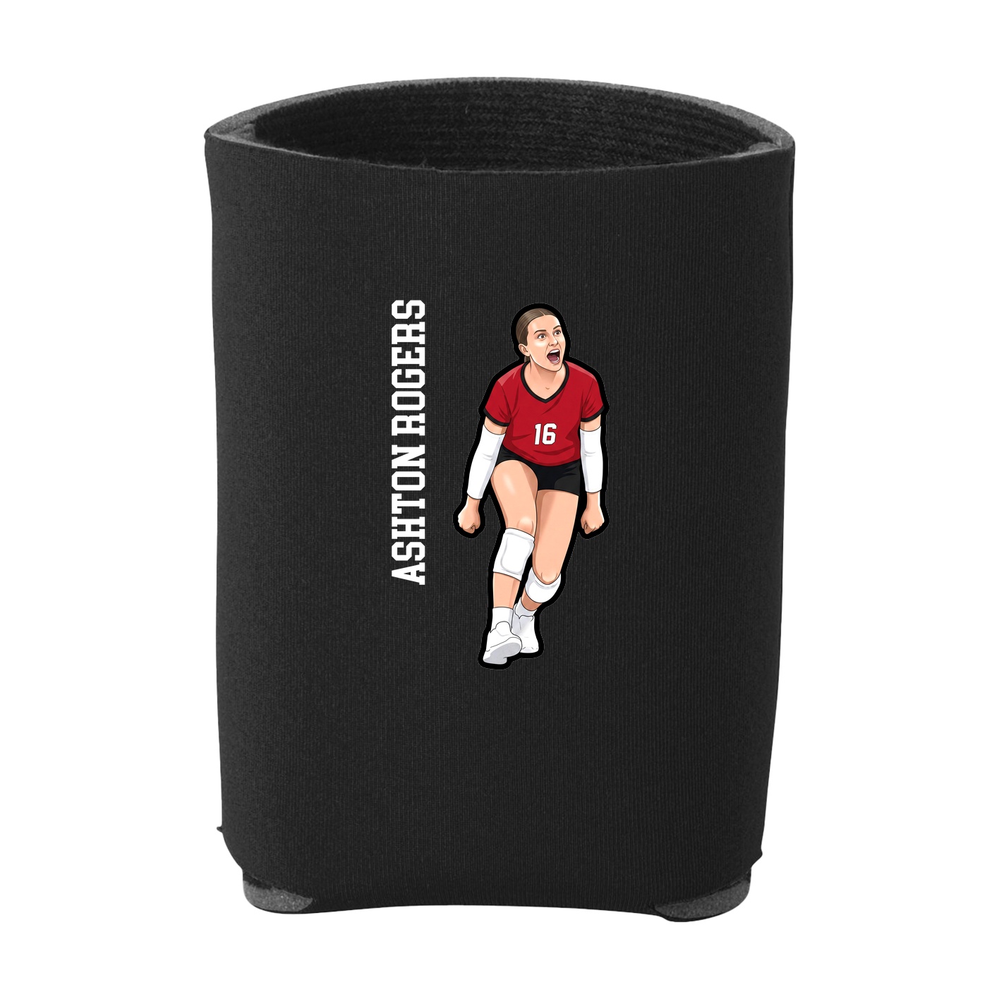 Can Holder — Name Vertical in Black