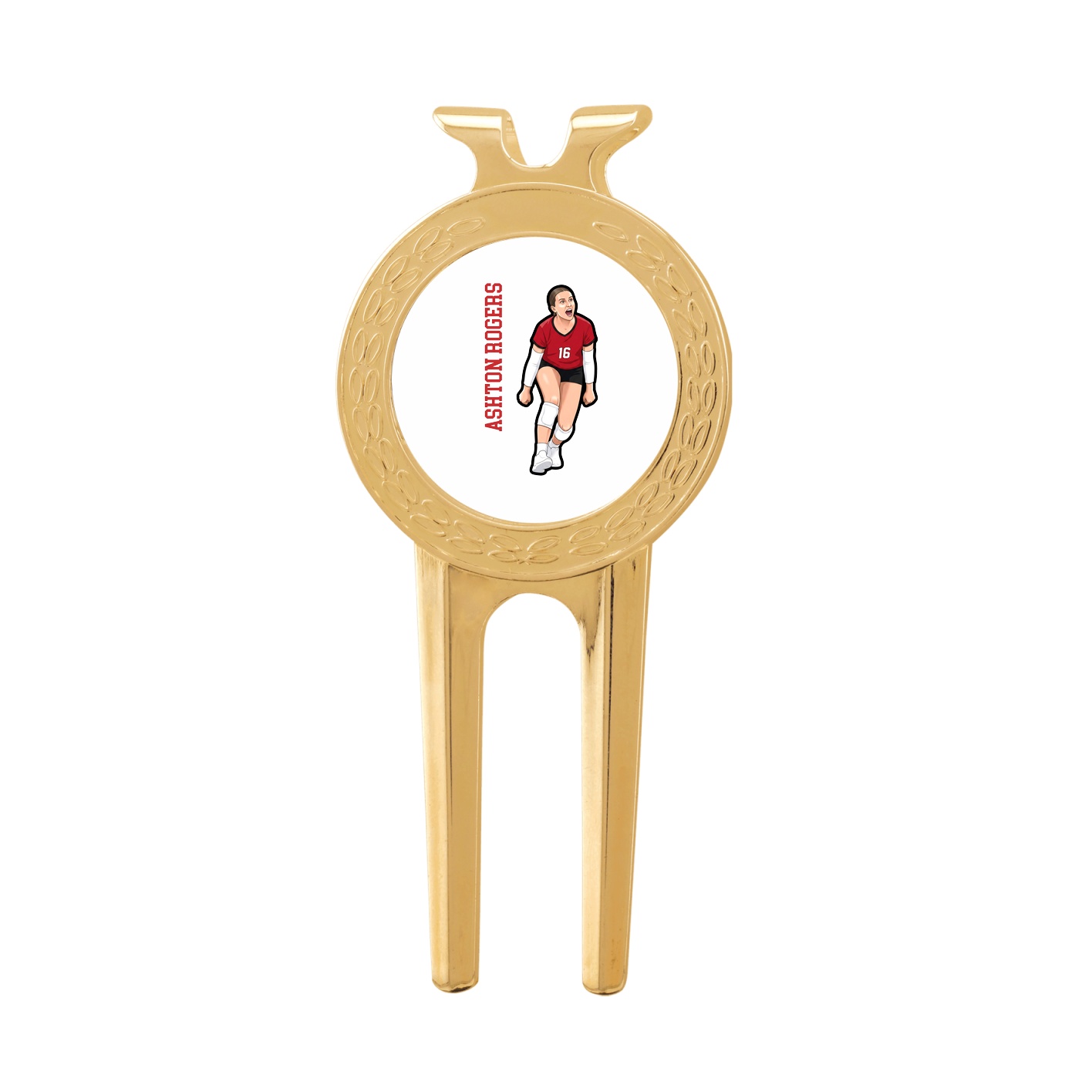 Divot Tool with Ball Marker — Name Vertical in Classic