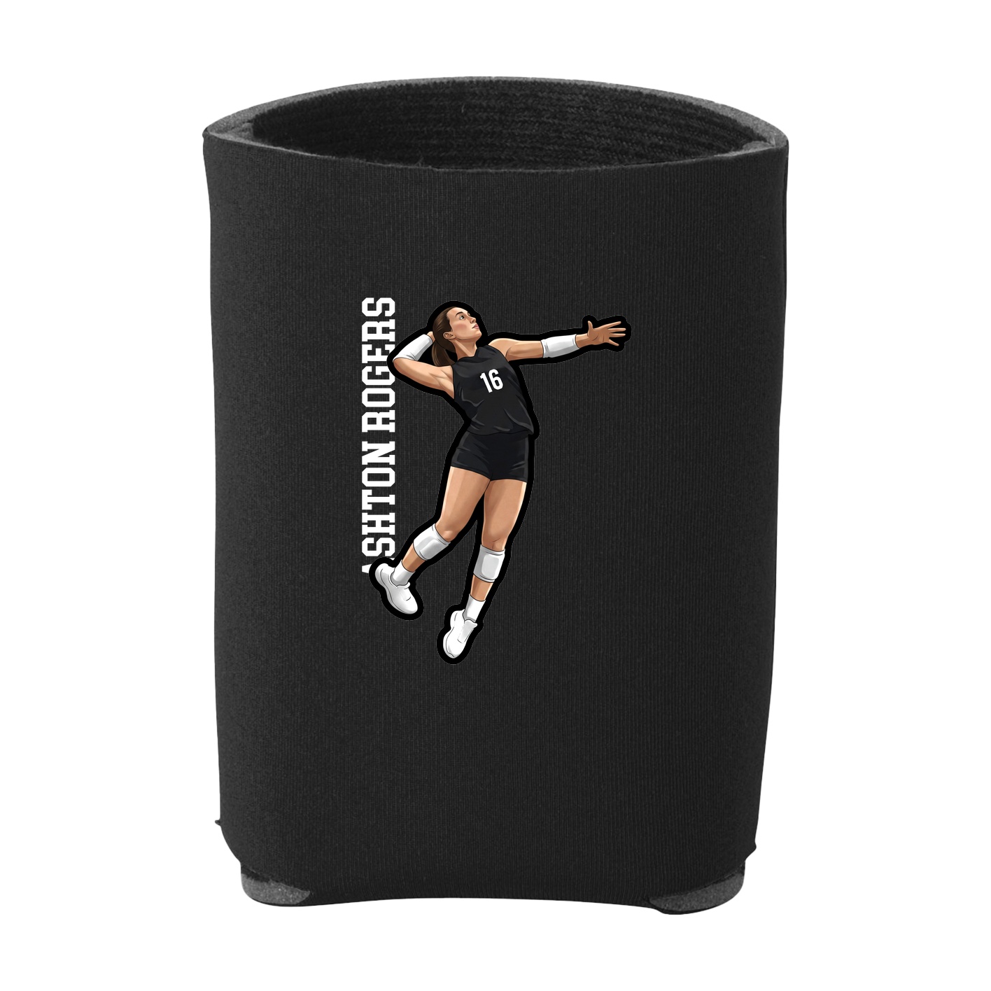 Can Holder — Name Vertical in Black