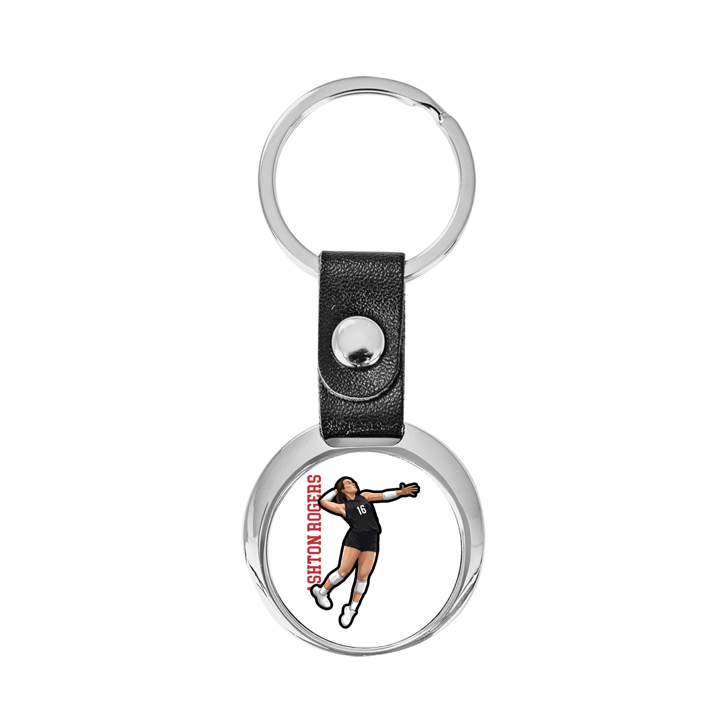 Key Chain — Name Vertical in Classic