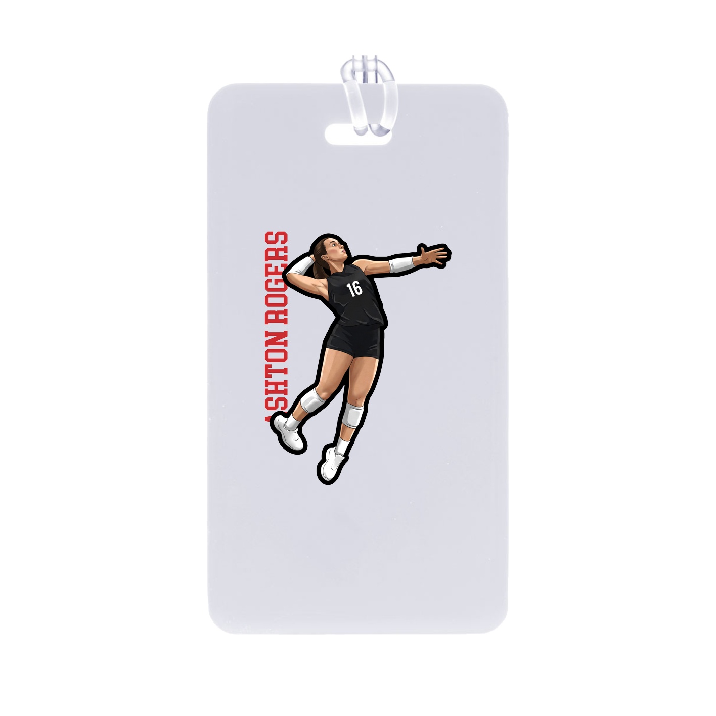 Bag Tag — Name Vertical in Classic
