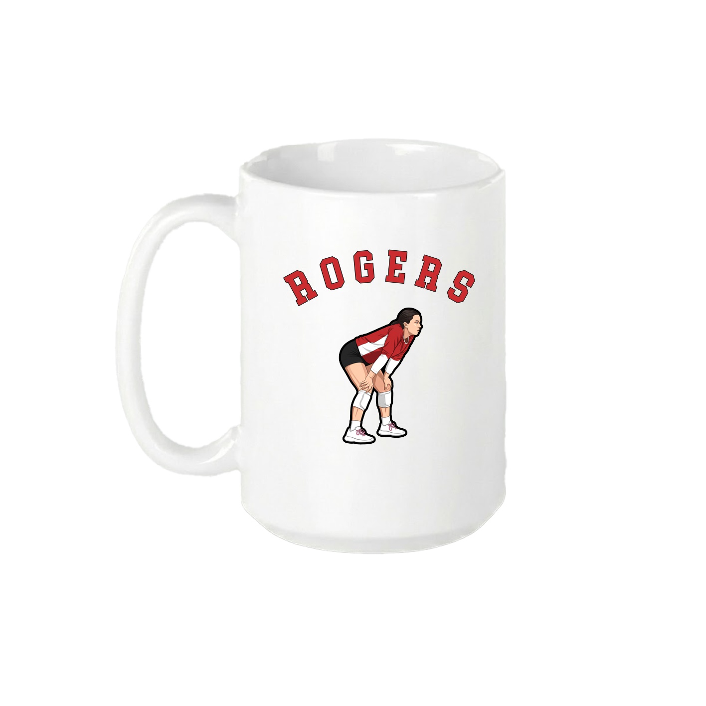 15oz Coffee Mug — Shirsey Arch in White