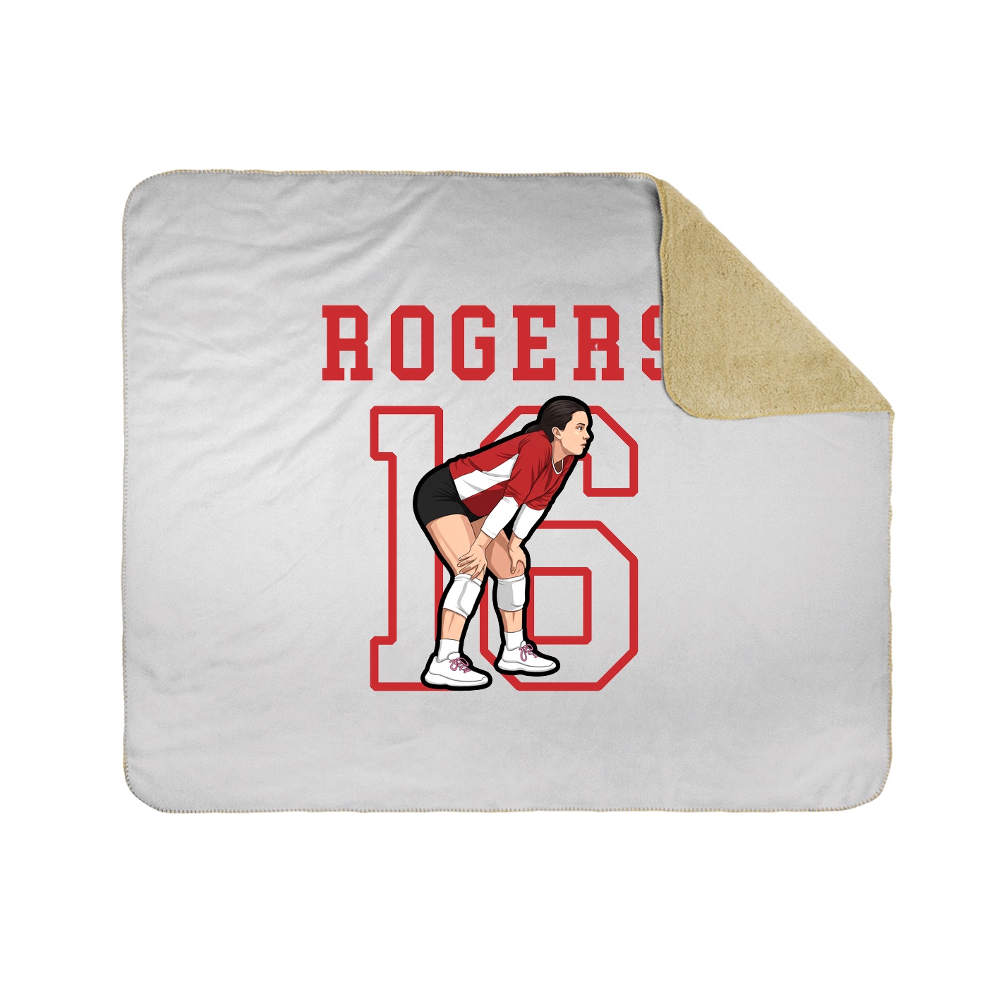 Throw Blanket — Shirsey in White