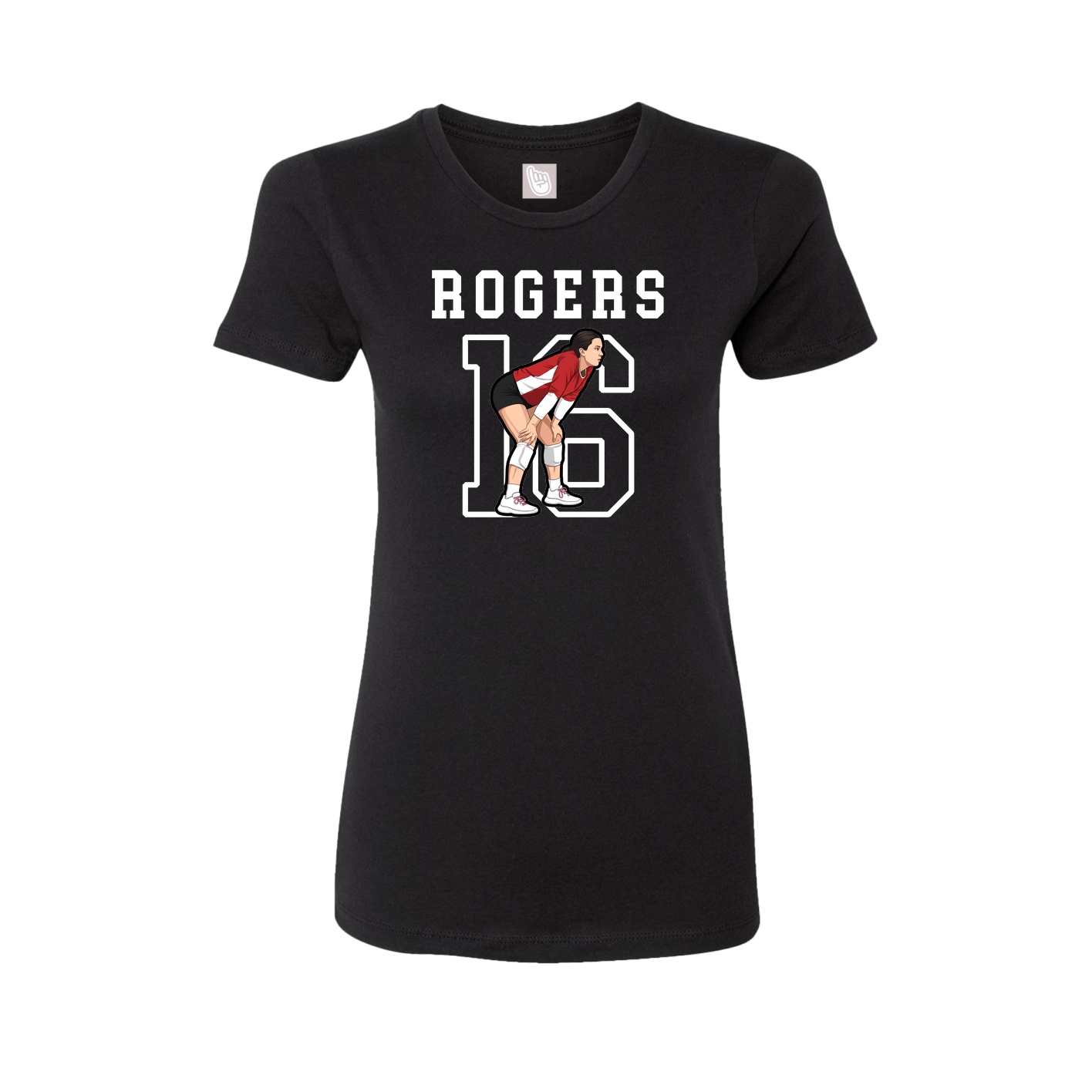 Fitted Women's Tee — Shirsey in Black