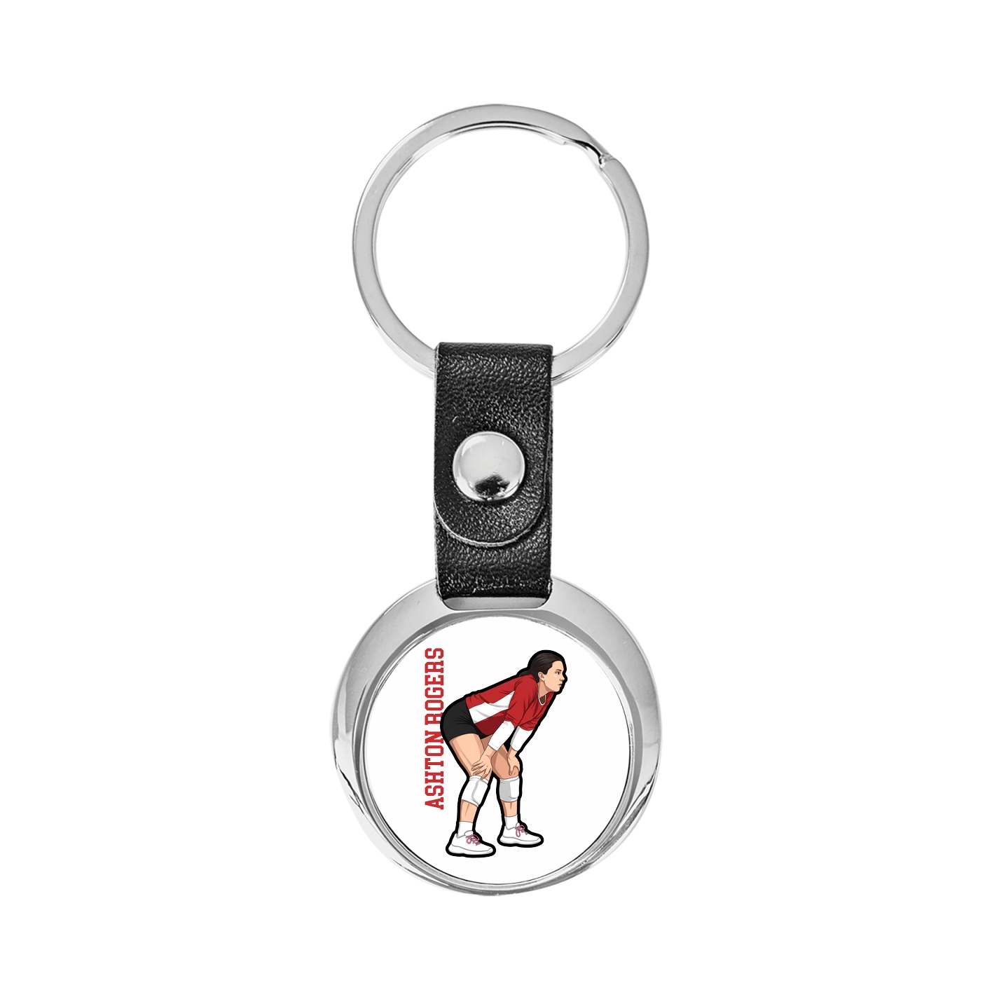 Key Chain — Name Vertical in Classic