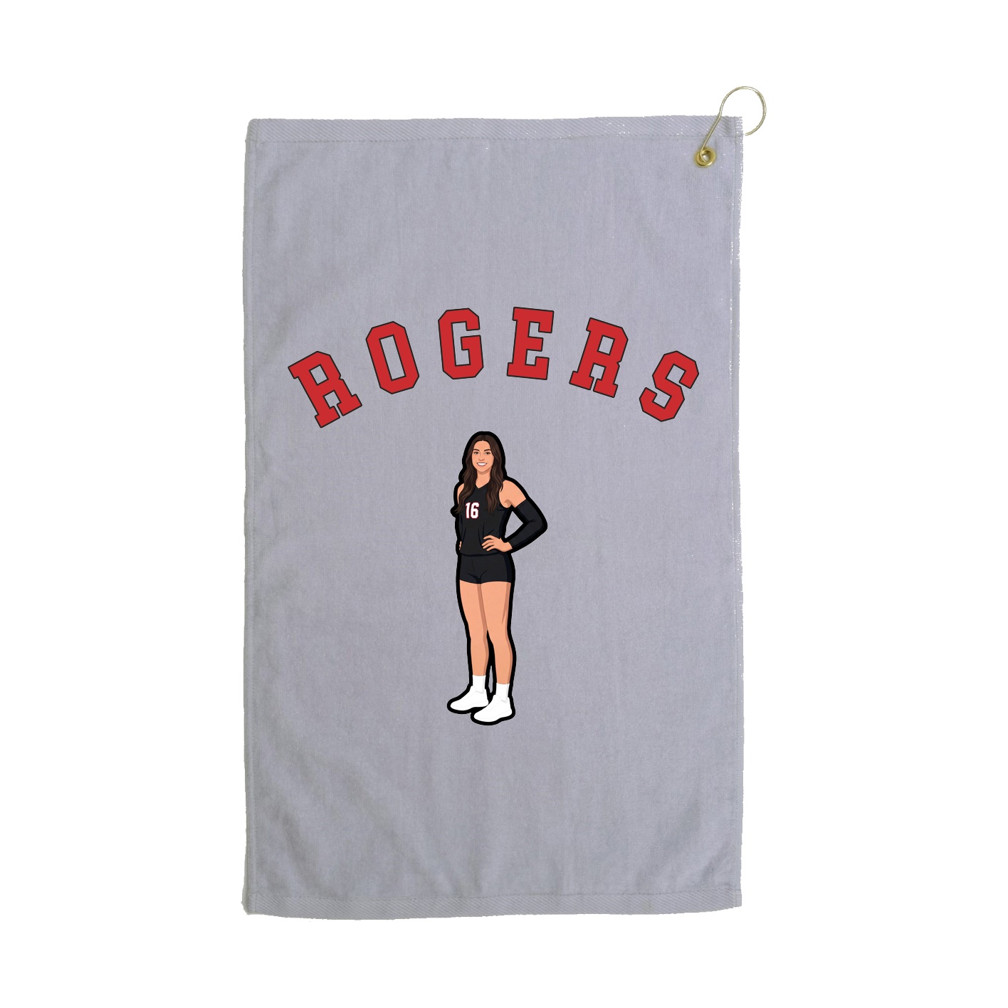 Golf Towel — Shirsey Arch in Grey