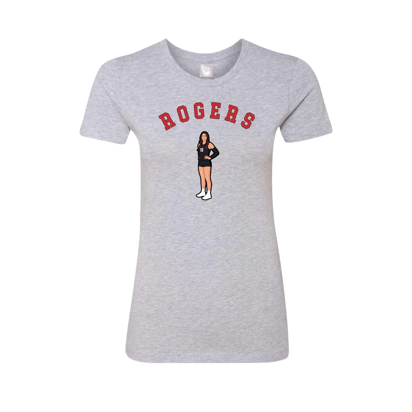 Womens Tee — Shirsey Arch in Grey