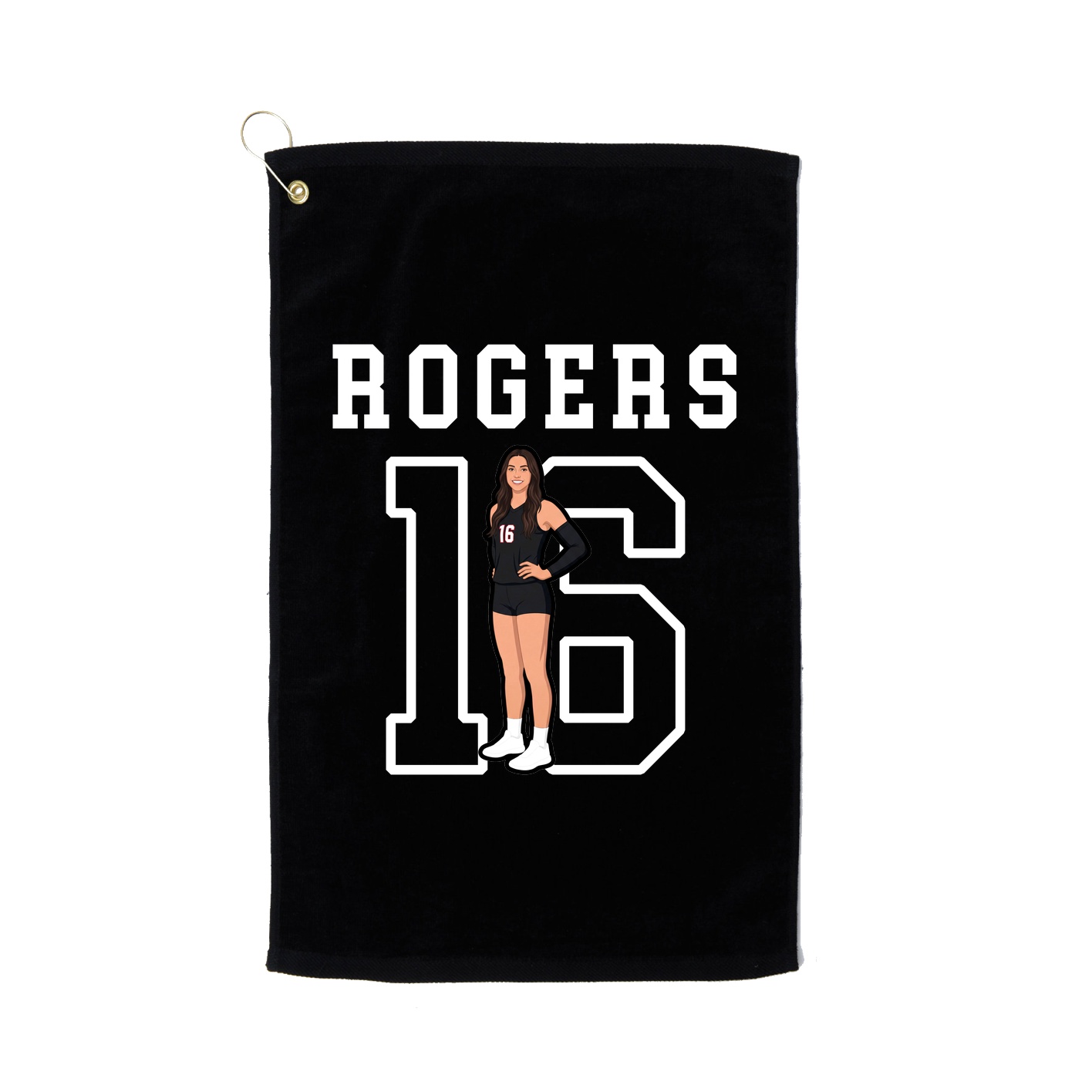 Golf Towel — Shirsey in Black