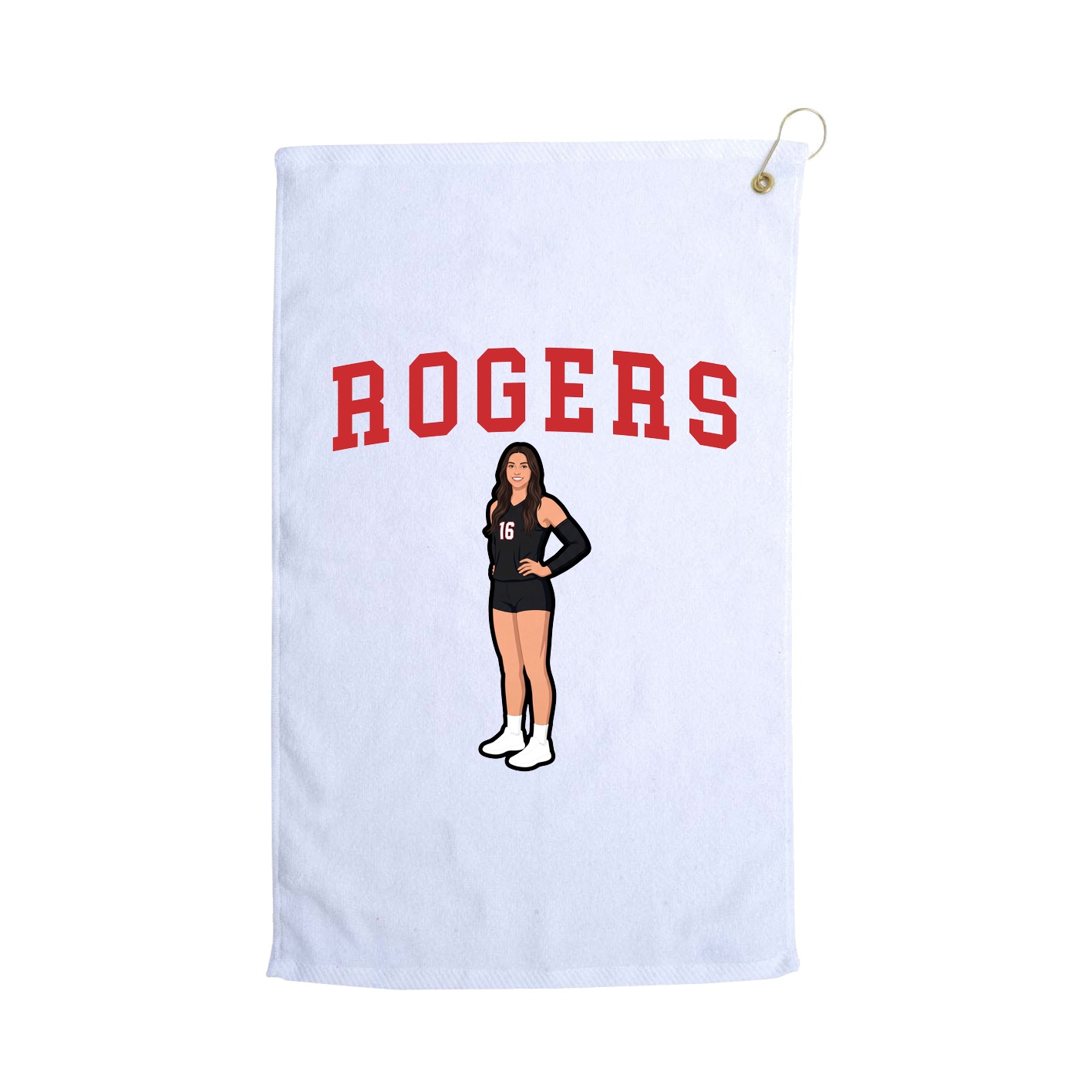 Golf Towel — Shirsey in White
