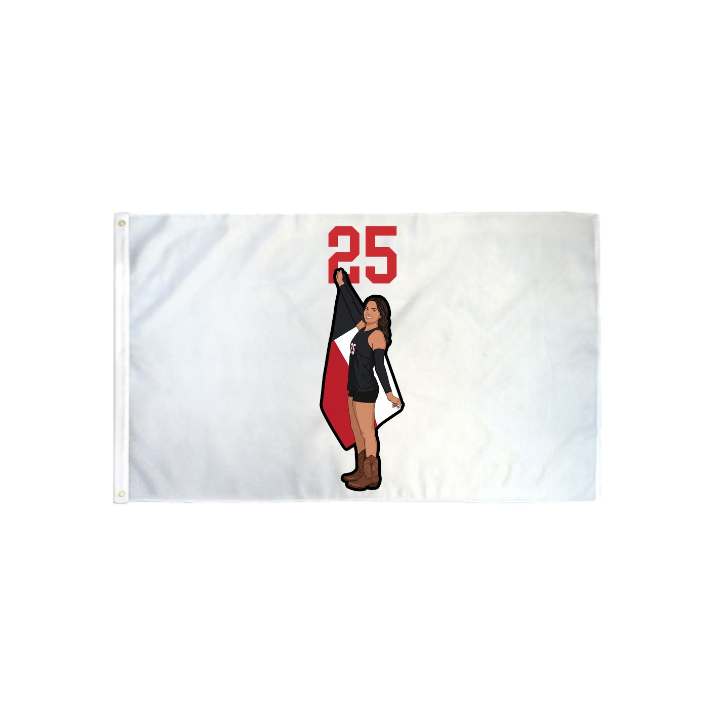 3x5 Flag — Number Top in Classic